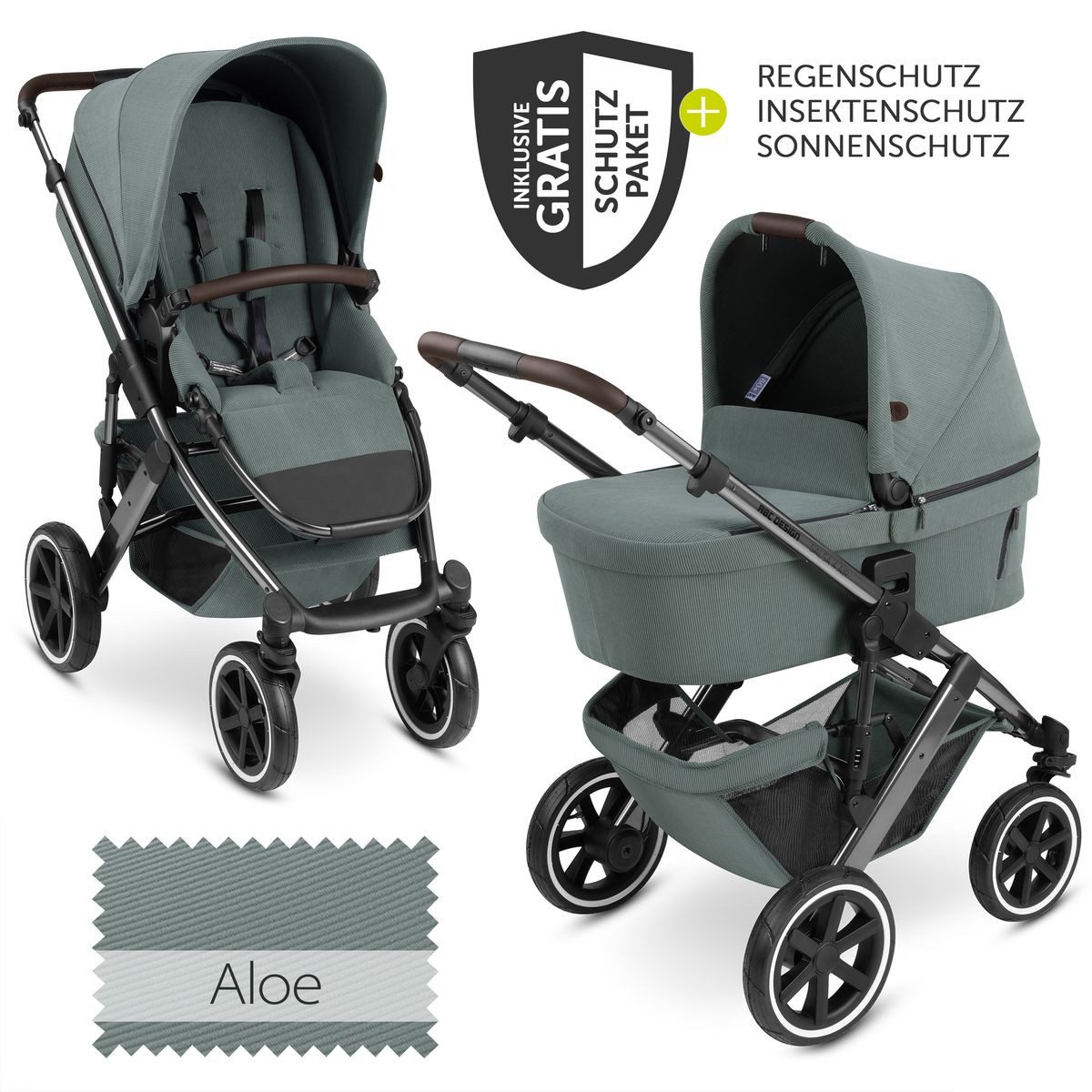 Kombi-Kinderwagen Salsa 4 Air - Aloe
