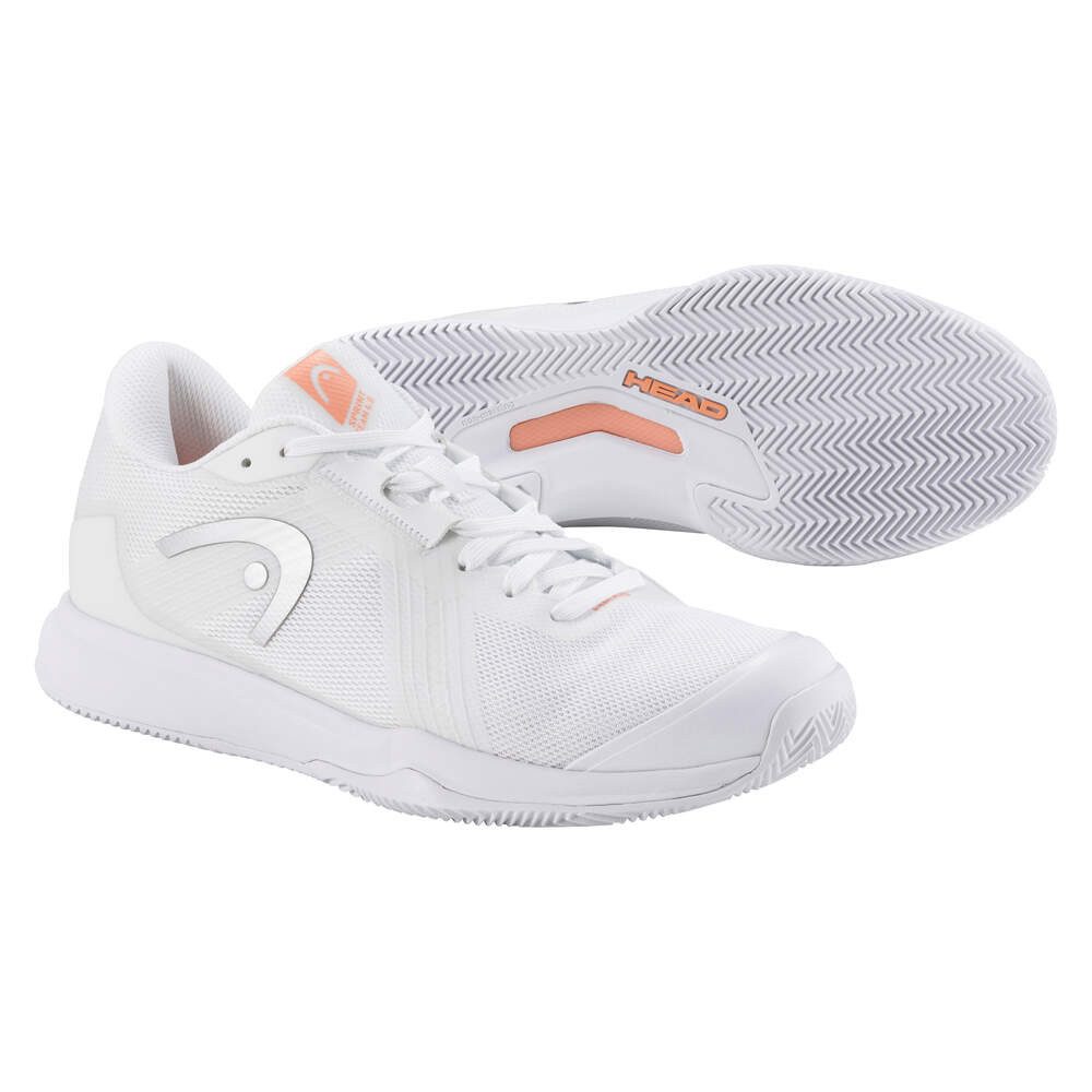 Head Sprint Team 4.0 Clay/Sandplatz weiss/coral Damen Tennisschuh
