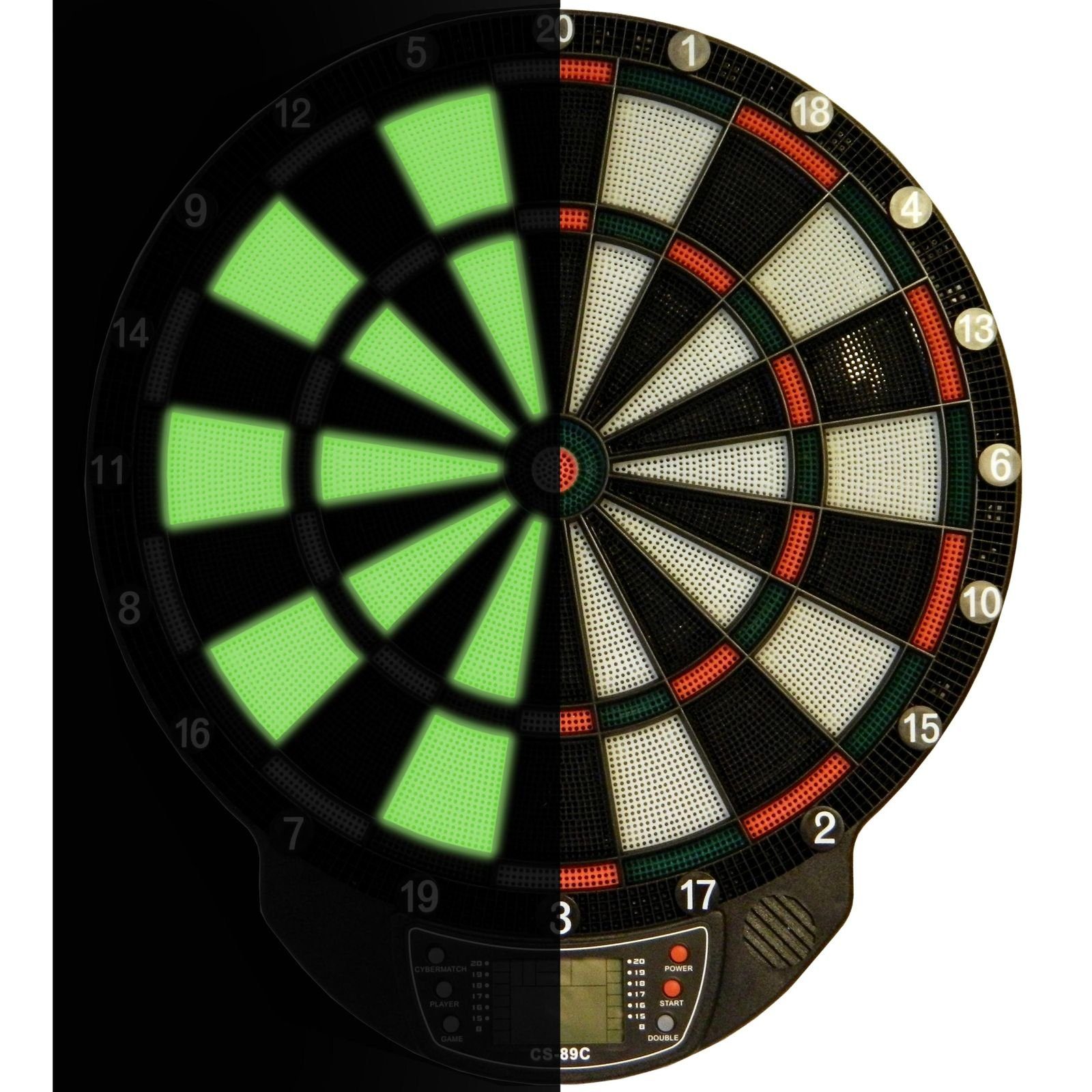 Dartautomat Elektronische Dartscheibe Windsor I Glow In The Dark Dartboard