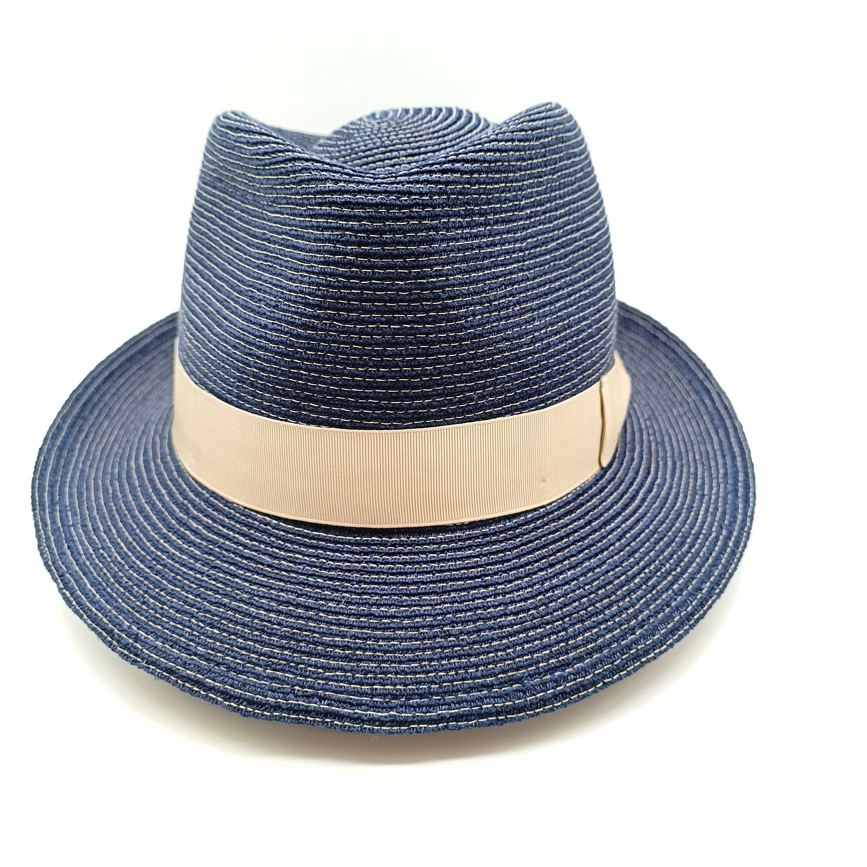 Mayser Strohhut Maleo Fedora schwalbe