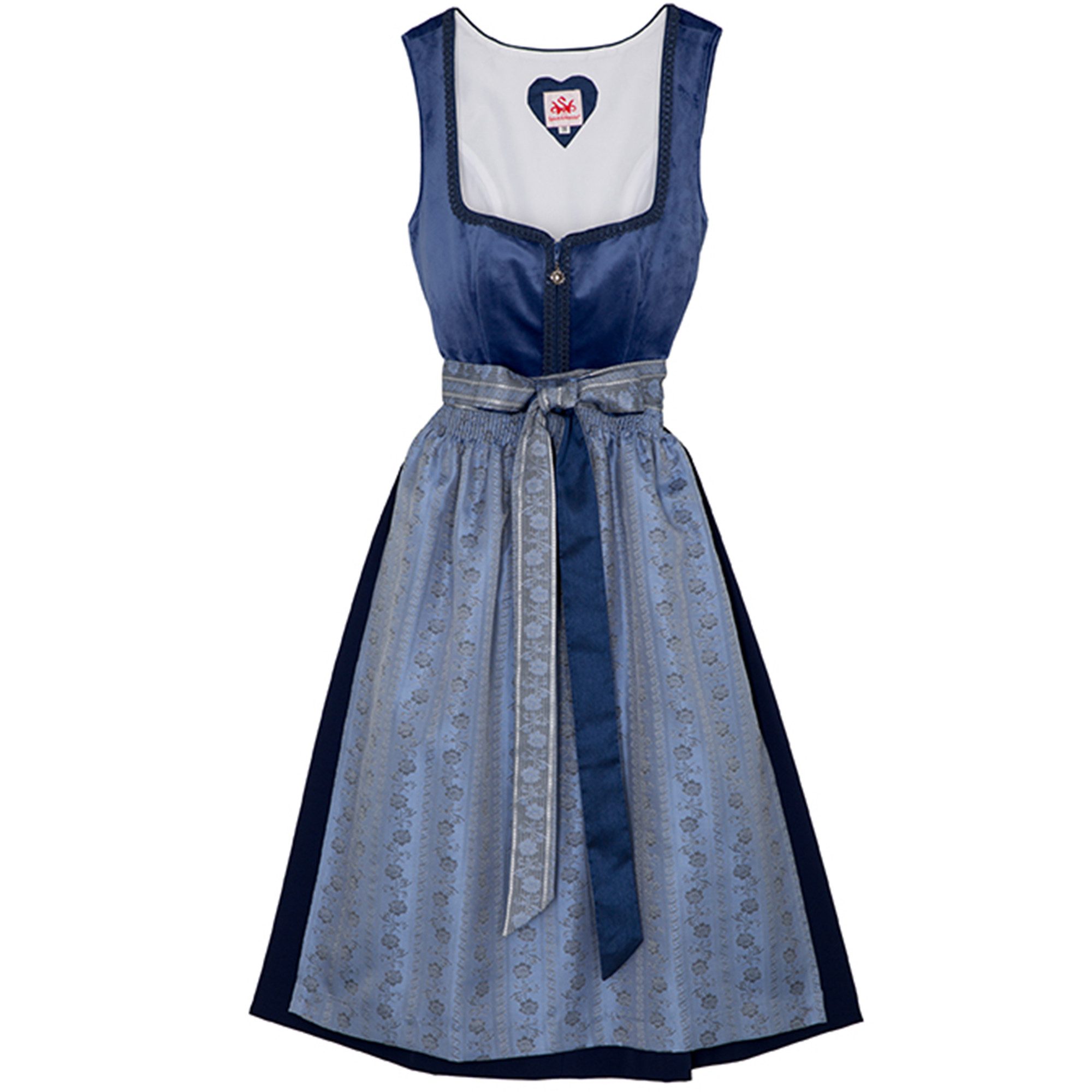 Spieth & Wensky Dirndl Diandra Dirndl Dirndl Diandra Midi-Dirndl Kleid 2-teiliges Trachtenkleid