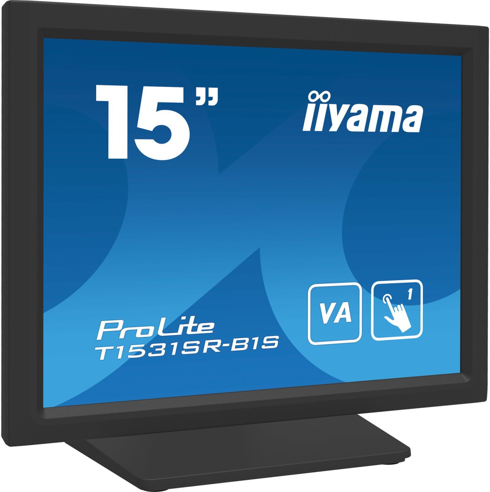 Iiyama T1531SR-B1S 38,1cm 15Zoll Resistive Touch VA-panel 1024x768 Speakers V TFT-Monitor (1024 x 768 px, XGA, 18 ms Reaktionszeit, VA, Touchscreen, Lautsprecher, HDCP)