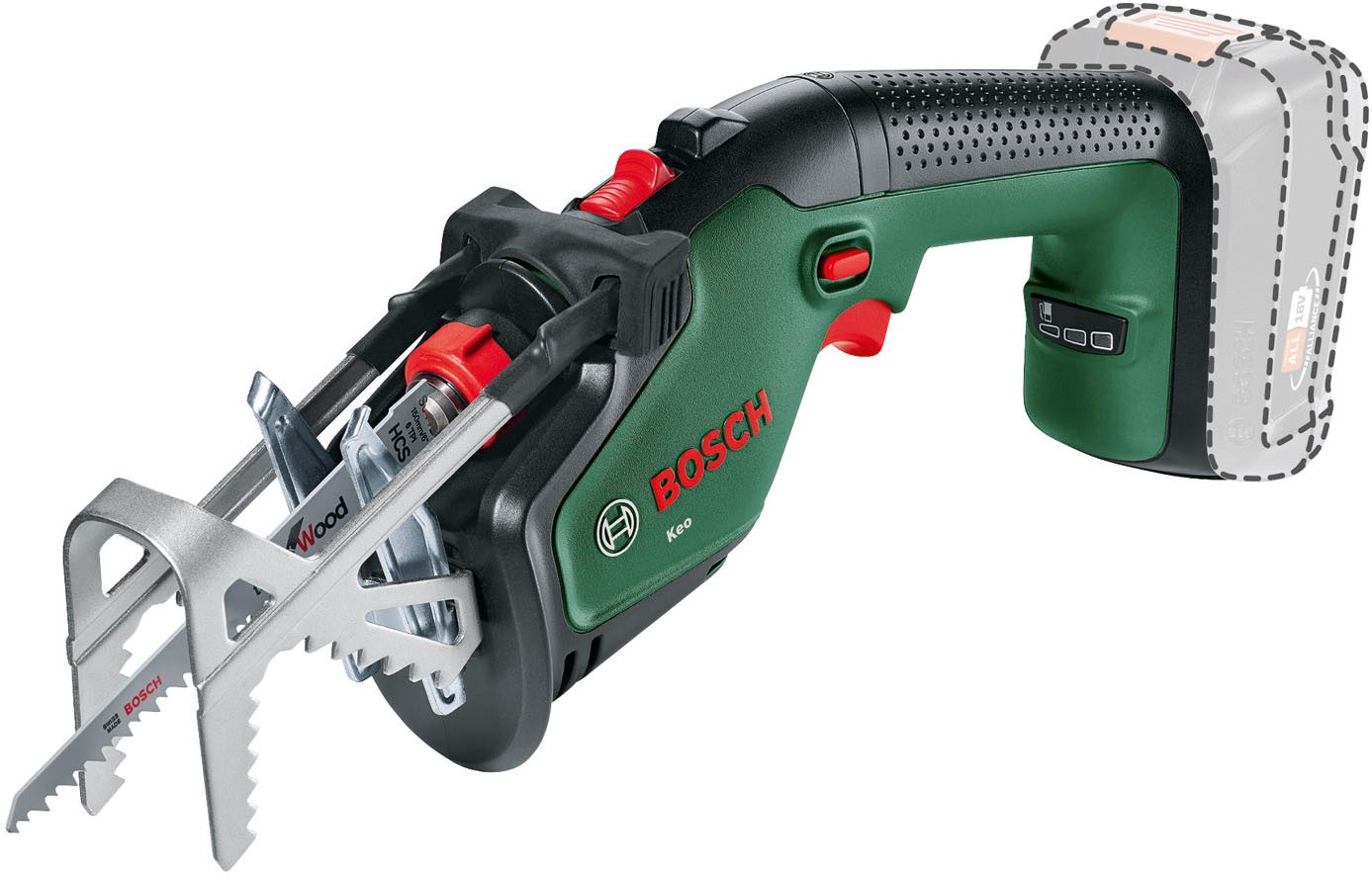 Bosch Home & Garden Akku-Säge Keo 18 Solo, ohne Akku und Ladegerät – Bild 4 von 5