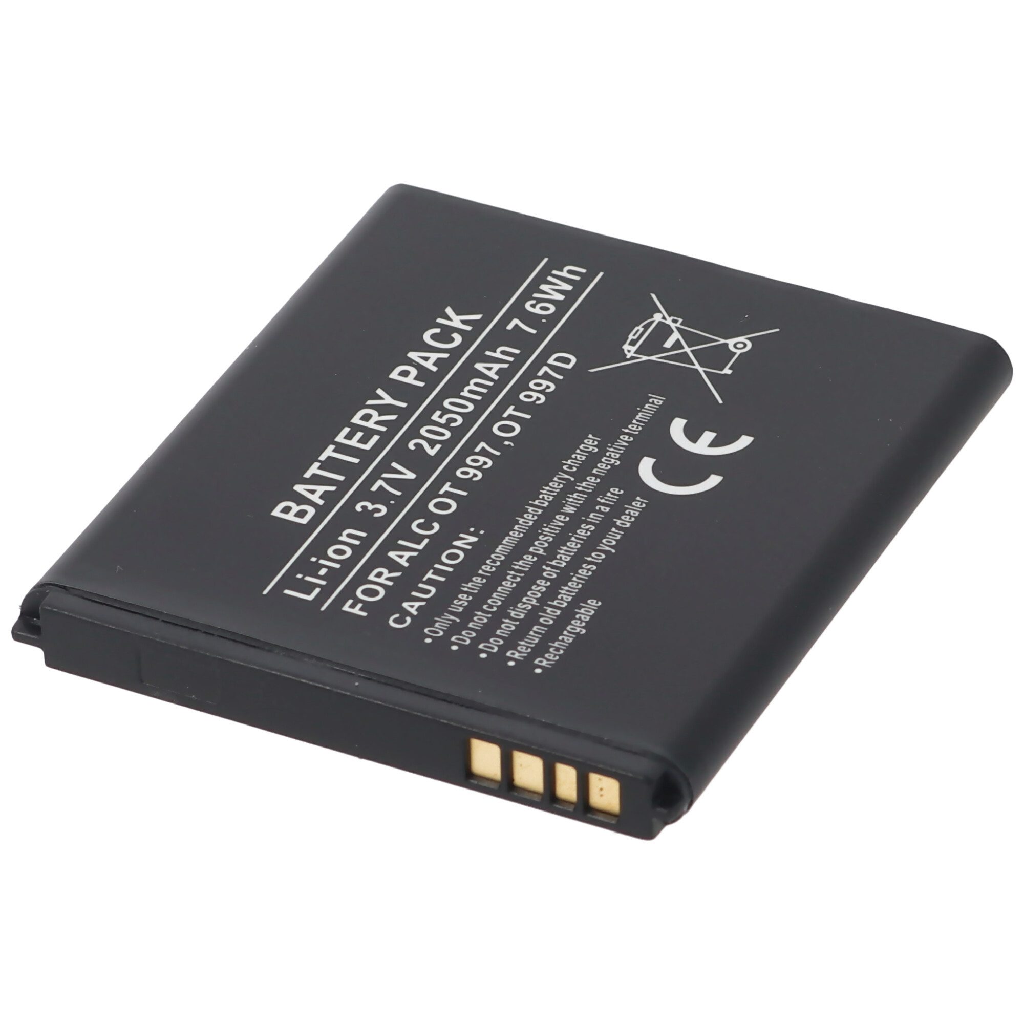 AccuCell TCL S710, S800 Nachbau Akku von AccuCell baugleich zum TCL S710 Akku Akku 1950 mAh (7,2 V)
