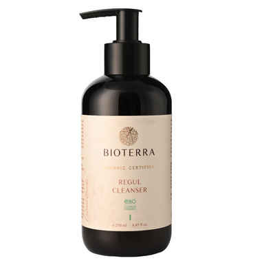 BIOTERRA Gesichts-Reinigungslotion Bio Zink Teebaum Gesichtsreiniger 250ml bei fettiger und unreiner Haut, 1-tlg.