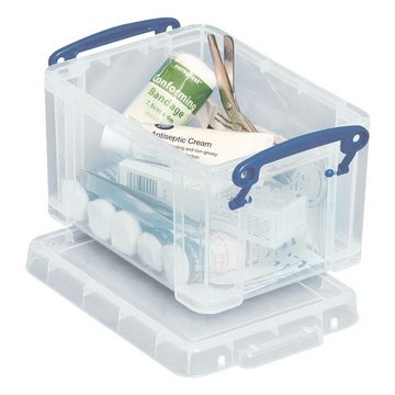 REALLYUSEFULBOX Aufbewahrungsbox, 1,6 Liter, verschließbar und stapelbar