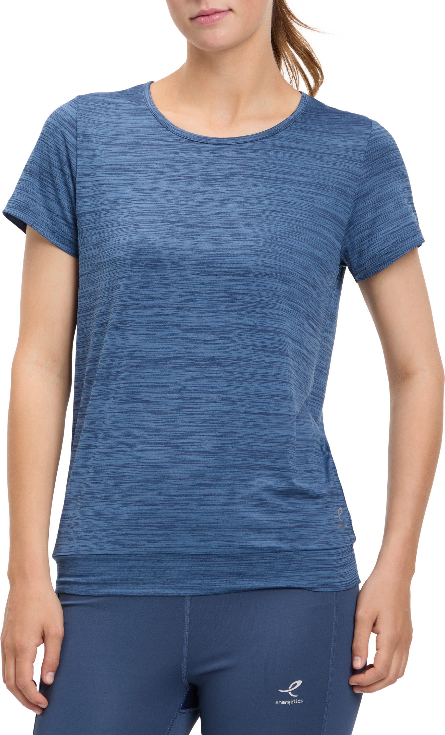 Energetics T-Shirt DA.-T-SHIRT JEWEL SHORT SLEEVE W kurze Ärmel, atmungsaktives DRY PLUS-Fasersystem, weiter Schnitt
