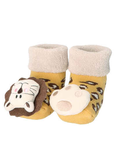 Sterntaler® Rasselsocke Baby-Rasselsocken Löwe