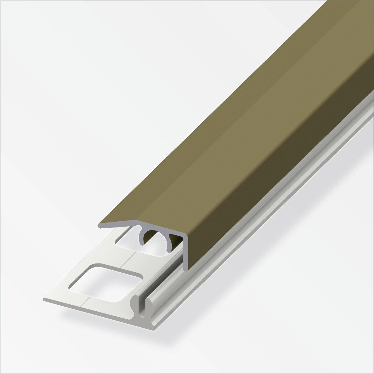 alfer Abschlussprofil alfer Abschluss-Profil 1 m, 19.5 x 7 mm Aluminium