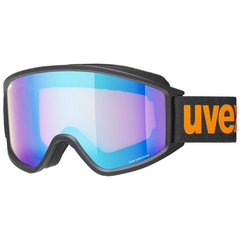 Uvex Skibrille, (1-St), uvex Unisex – Erwachsene, g.gl 3000 CV Skibrille  black matt/blue-green