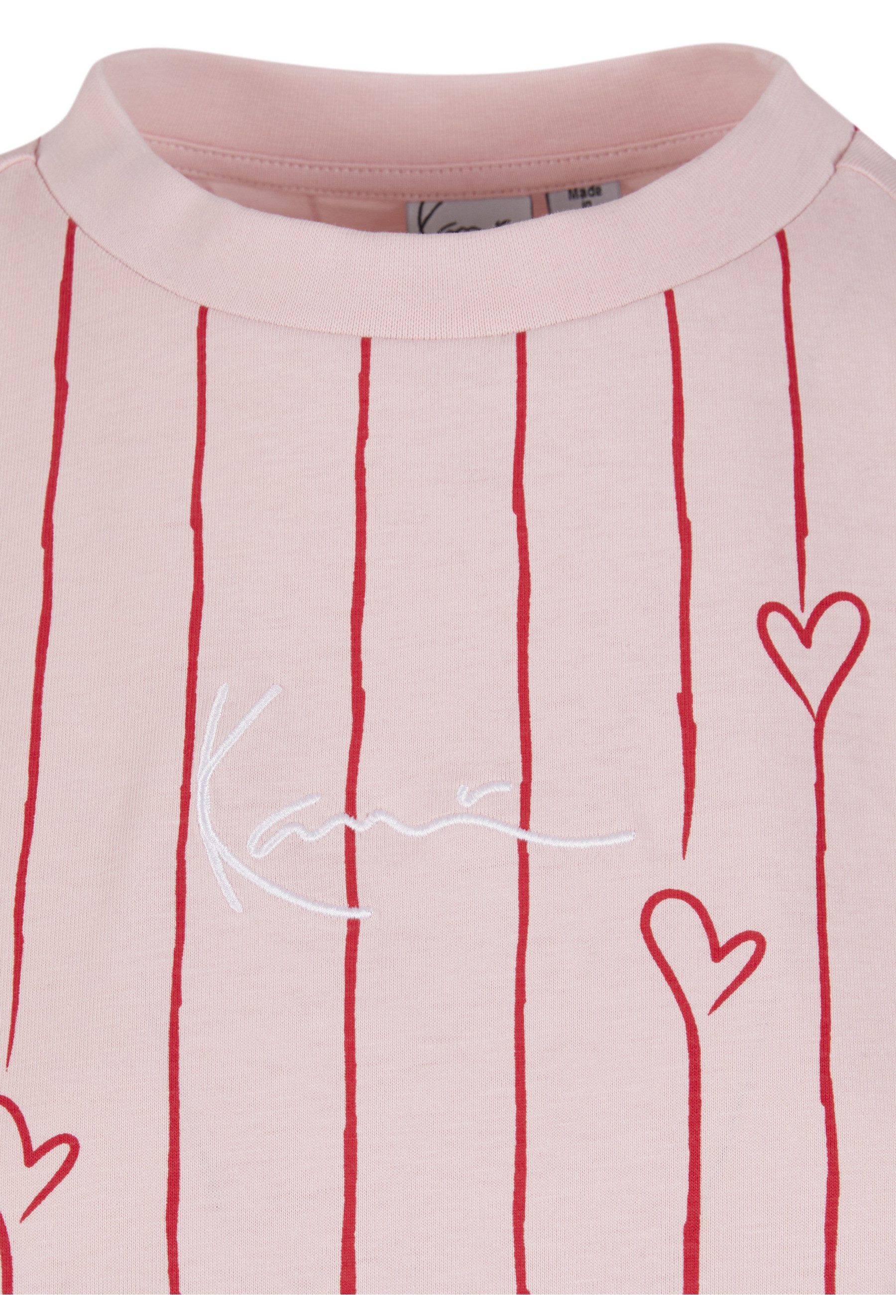 Karl Kani T-Shirt Karl Kani Signature Heart Pinstripe Os Tee (1-tlg)