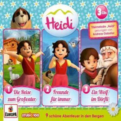 Hörspiel Heidi Heidi (CGI) - Die 1. 3er Box (Folgen 1, 2, 3)
