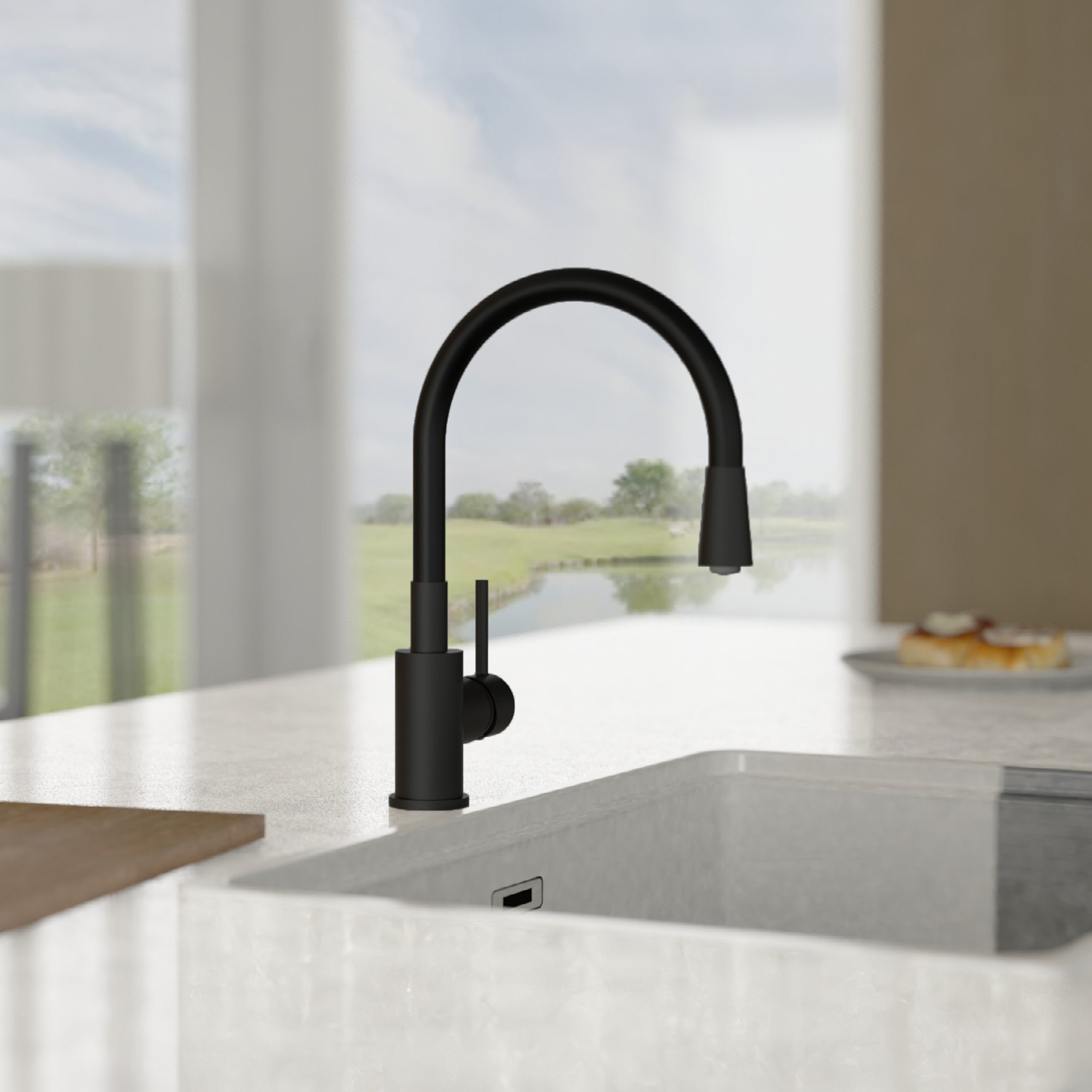 welltime Spültischarmatur TEXAS (1-St) Wasserhahn Zentralverschraubung, günstig online kaufen