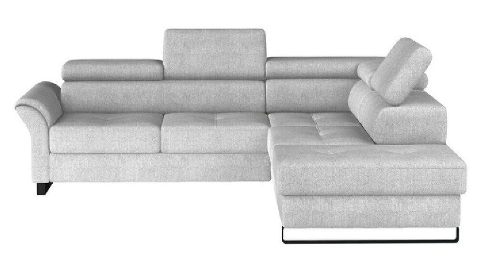 Kopfteilverstellung, Stylefy bestellbar, mit inklusive Modern L-Form, Eckcouch, und Relaxfunktion, Aventine, oder Design Bettfunktion, rechts Ecksofa Bettkasten mane links