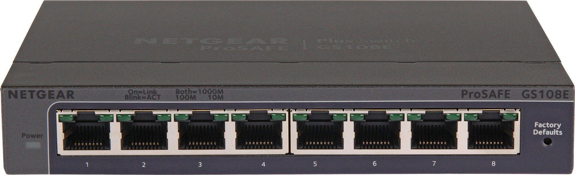 NETGEAR GS108E Netzwerk-Switch