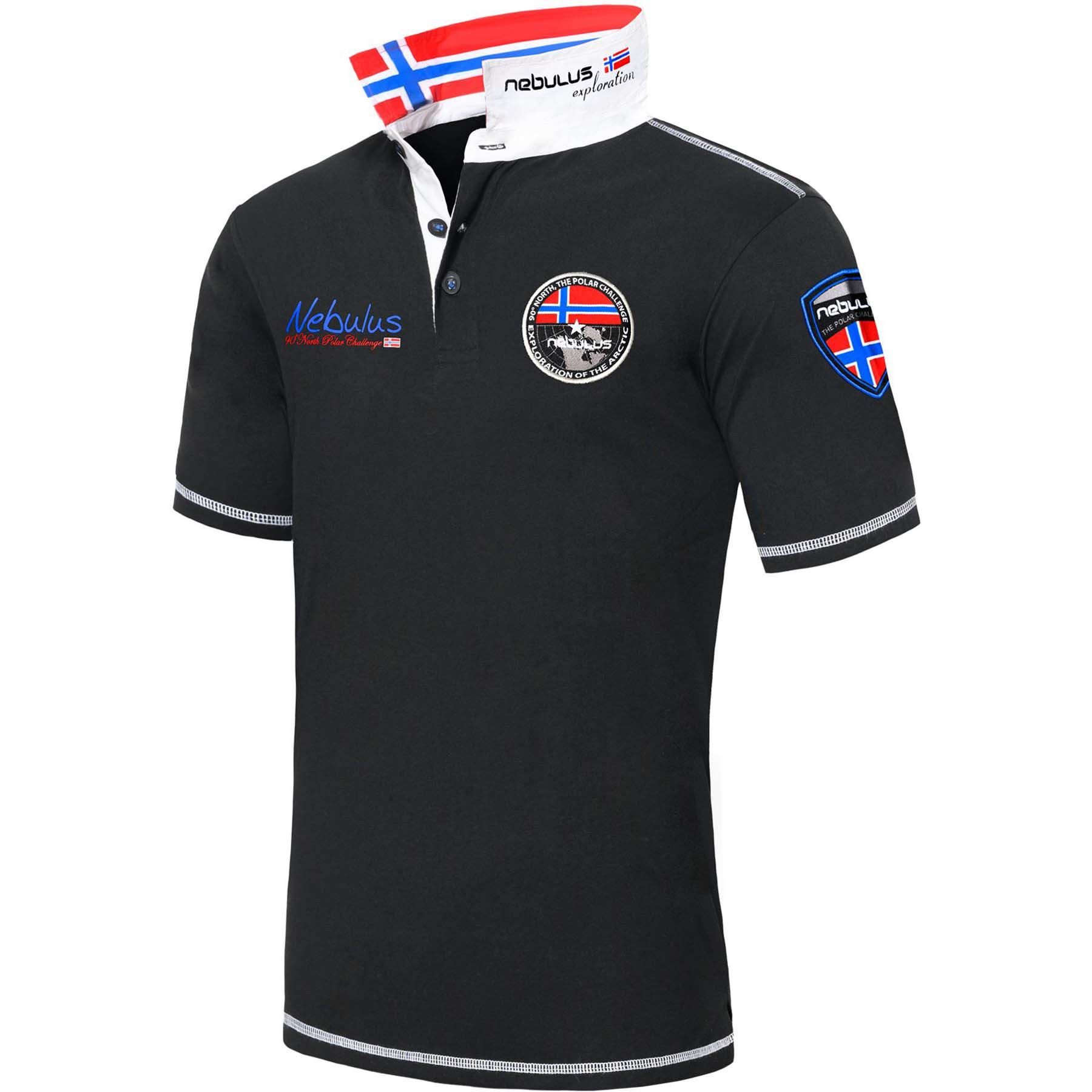 Nebulus Poloshirt BENTER, Q806 - Herren, schwarz, M