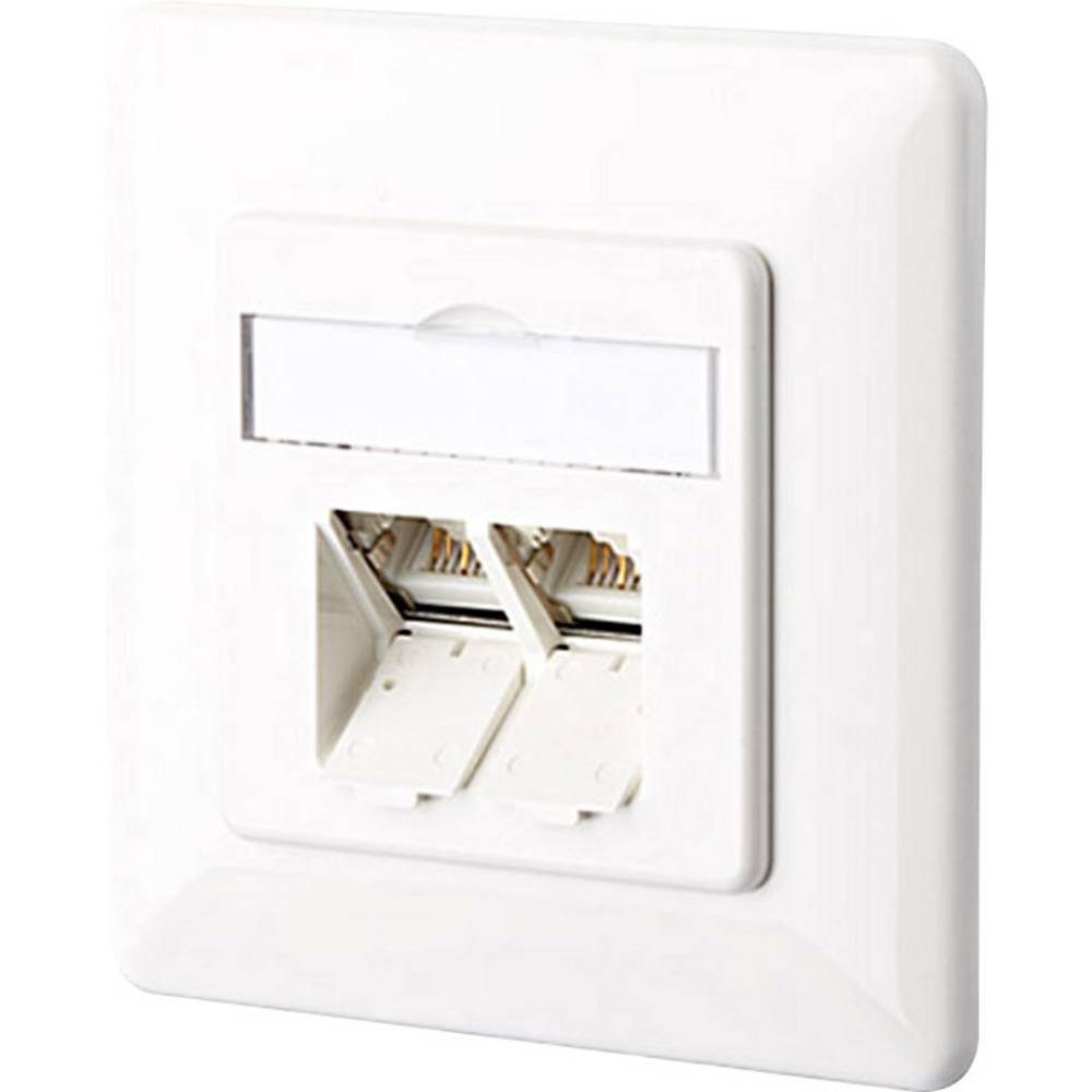 Metz Connect E-DAT C6 2 Port UP 1307381002-I Netzwerk-Adapter, Kompakt