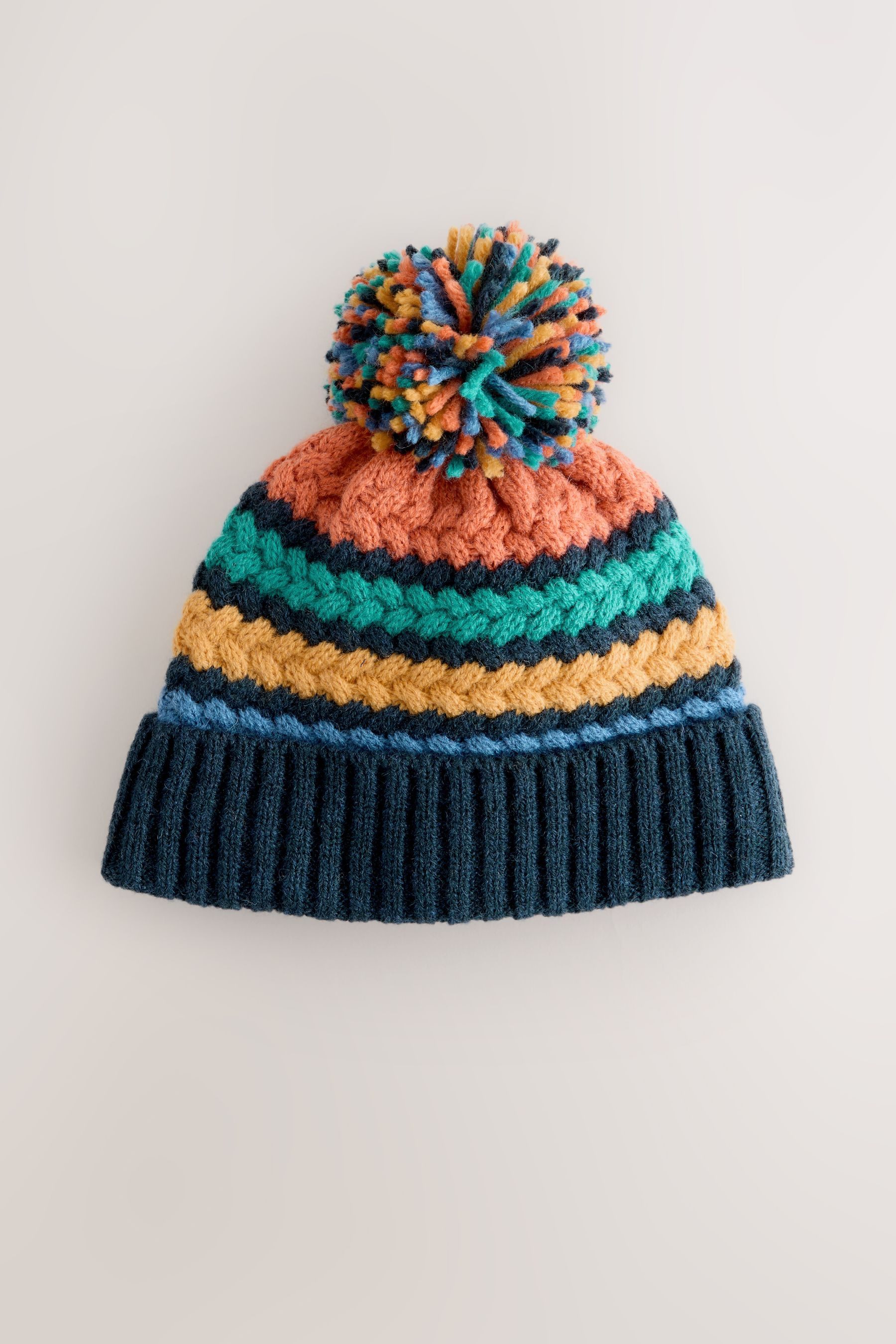 Next Bommelmütze Baby-Strickmütze mit Bommel (1-St)