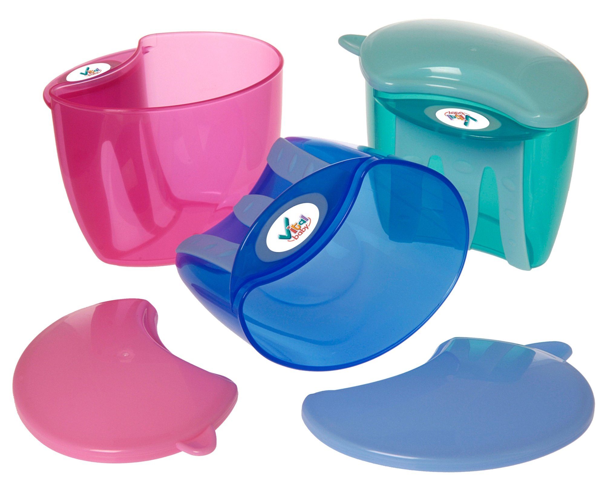 Vital Baby Snackschale Snackschale mit Deckel für Kinder unterwegs
