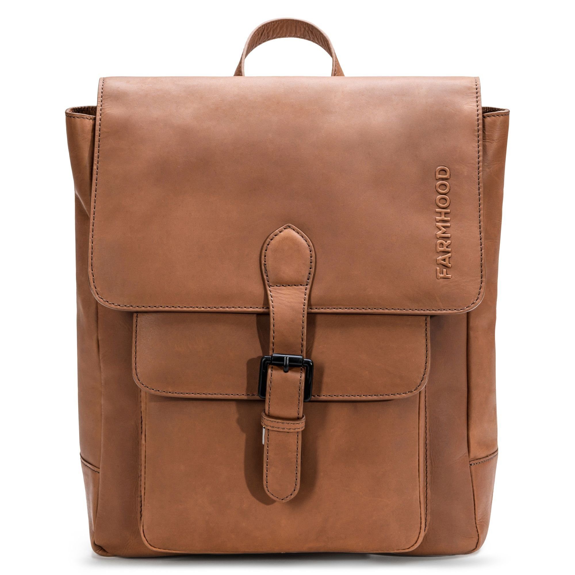 Farmhood Cityrucksack Nashville, Leder günstig online kaufen