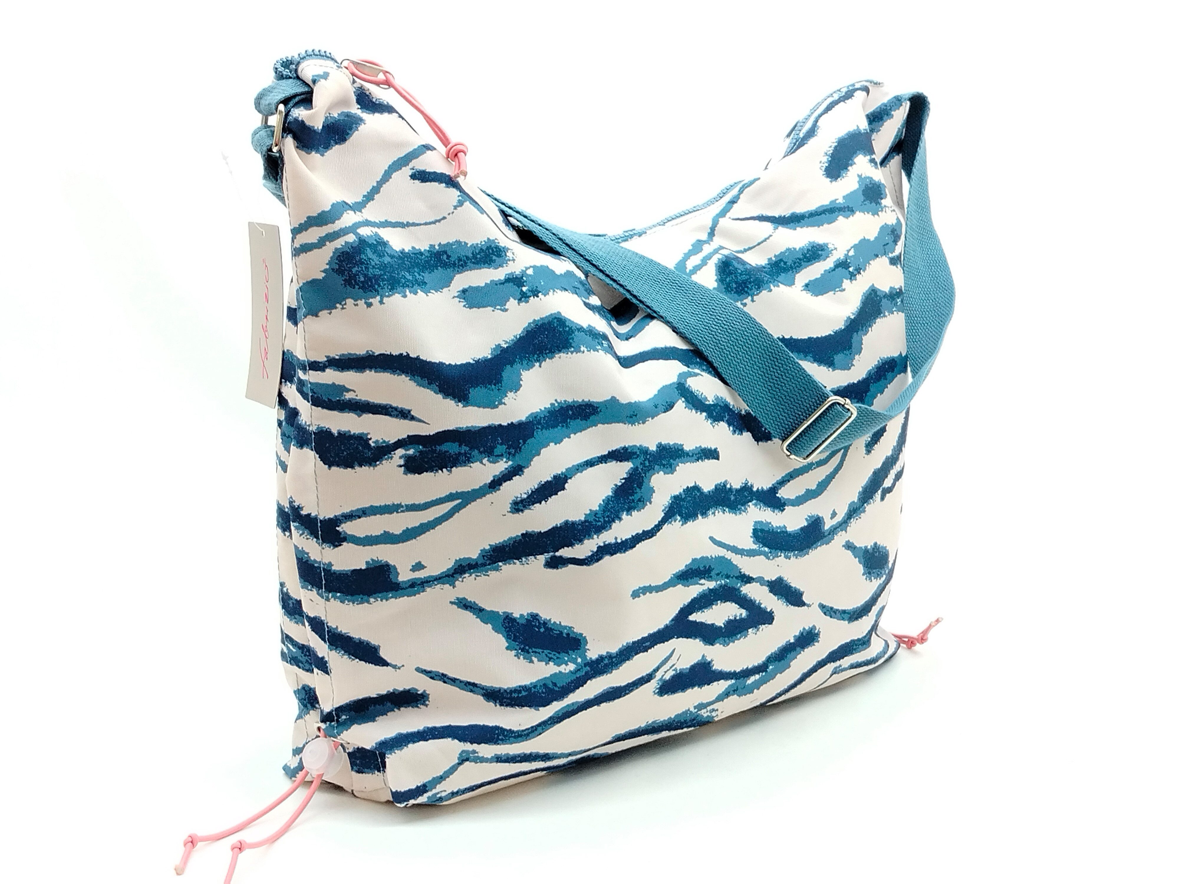 fabrizio® Strandtasche große Shoppertasche, Textil mit Kordelzug