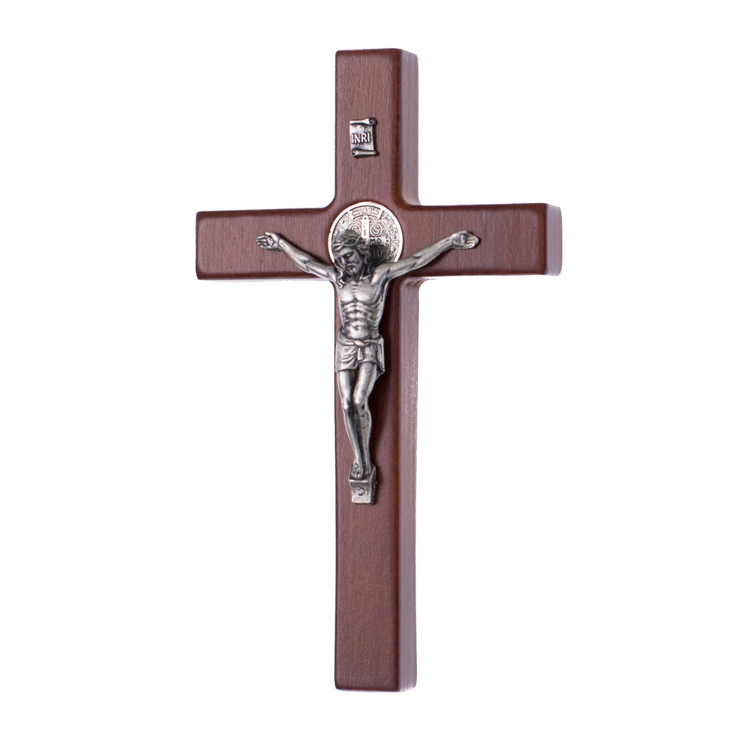 Luda Studio Wanddekoobjekt, Kreuz des heiligen Benedikt mit dem Passionskreuz