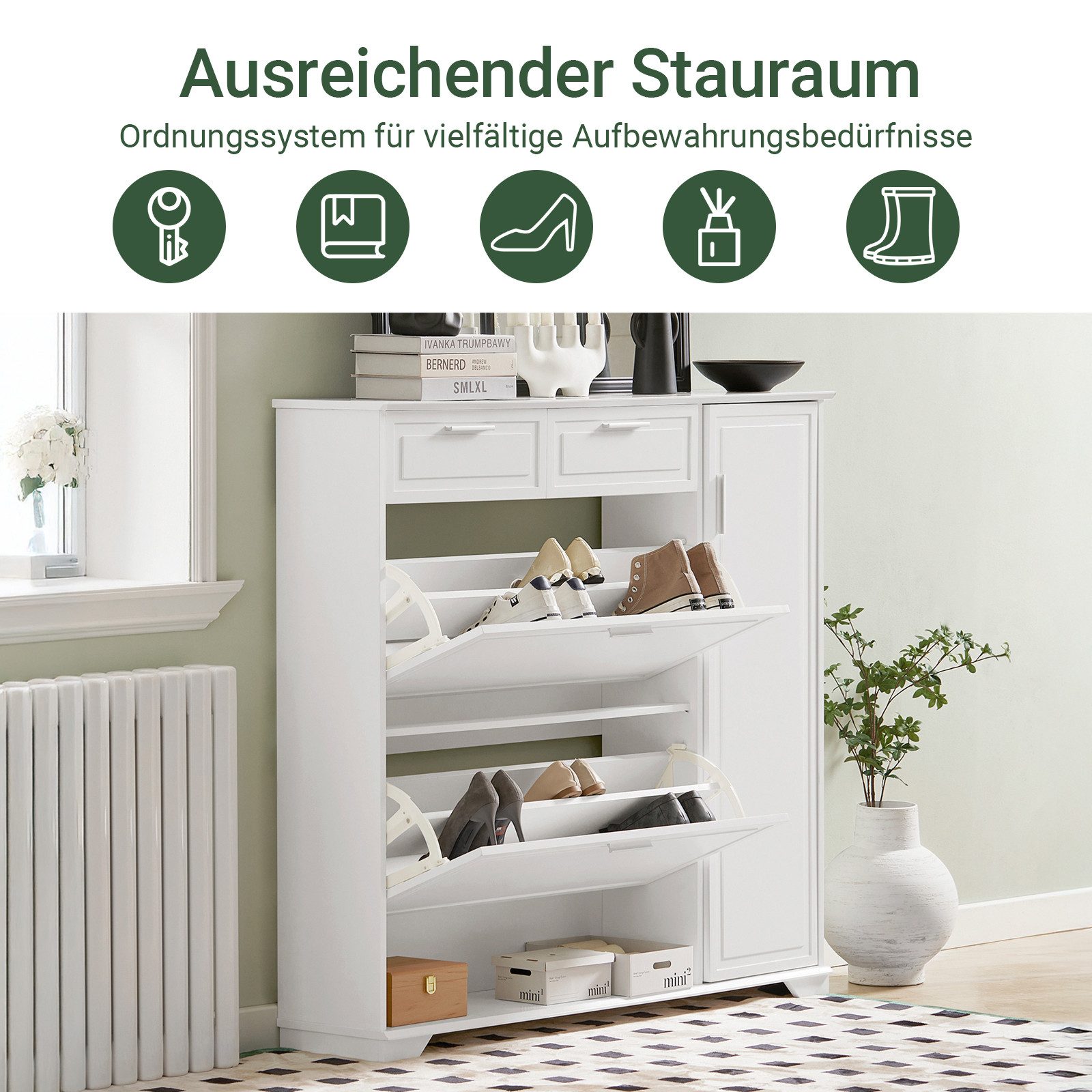 SoBuy Schuhschrank FSR104, Schuhkipper Schuhschrank Schuhregal, Schuhkommod günstig online kaufen