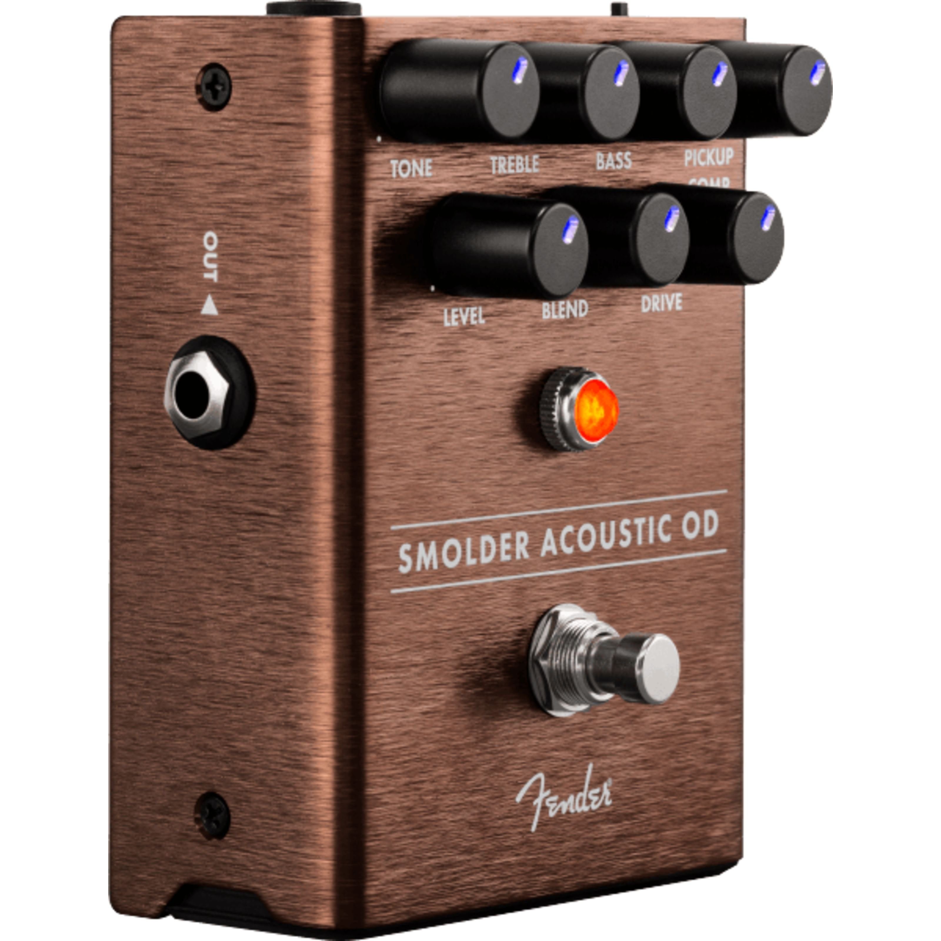 Fender Musikinstrumentenpedal, (Akustikgitarren Verstärker, Effekte für Akustikgitarren Verstärker), Smolder Acoustic Overdrive - Effektgerät für Akustikgitarren