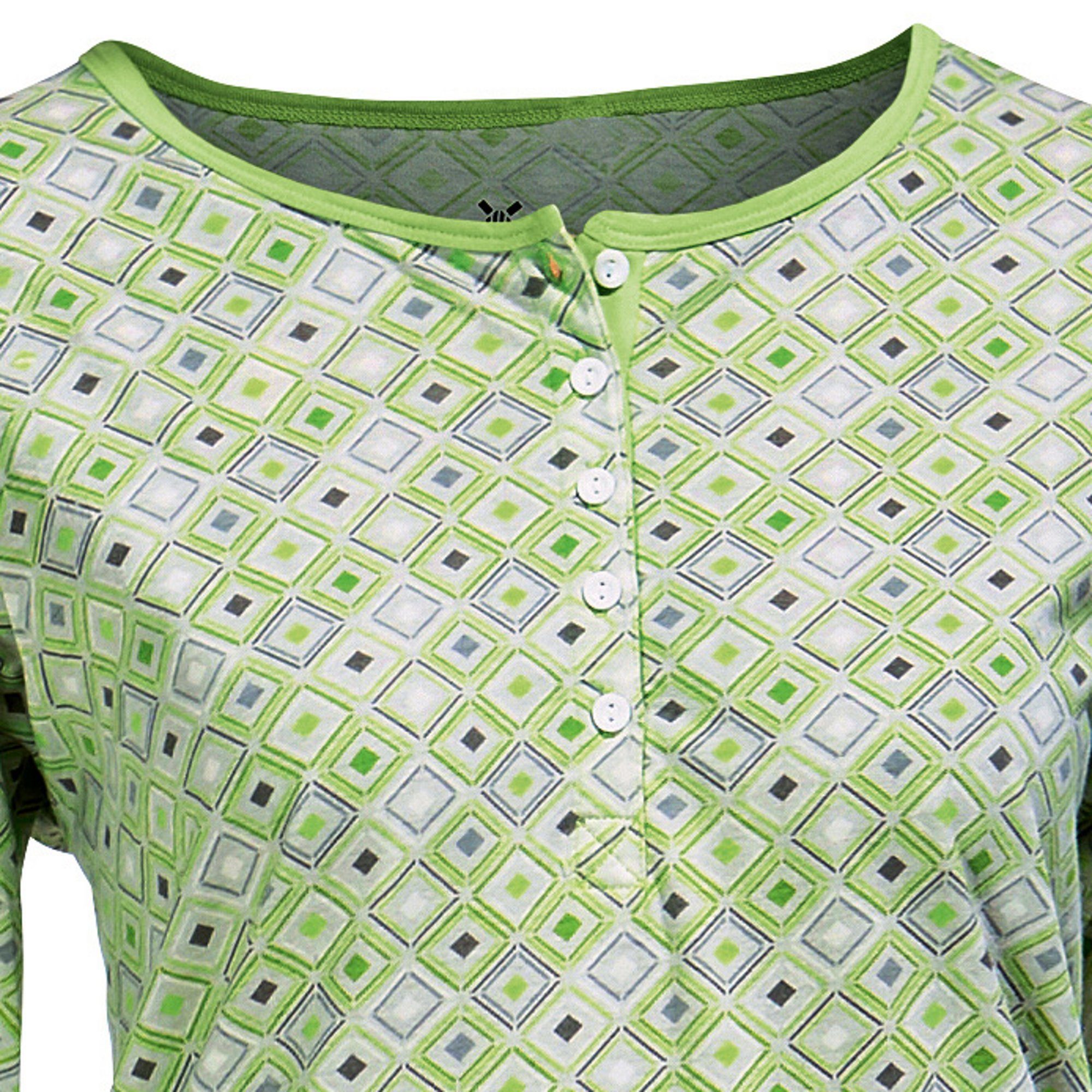 Erwin Müller Nachthemd Damen-Nachthemd Single-Jersey gemustert