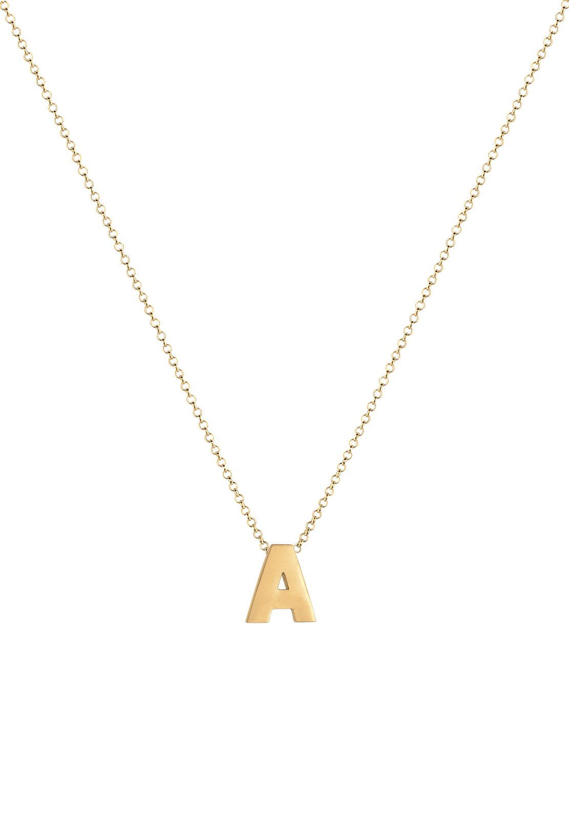 Elli Kette mit Anhänger Buchstabe A günstig online kaufen
