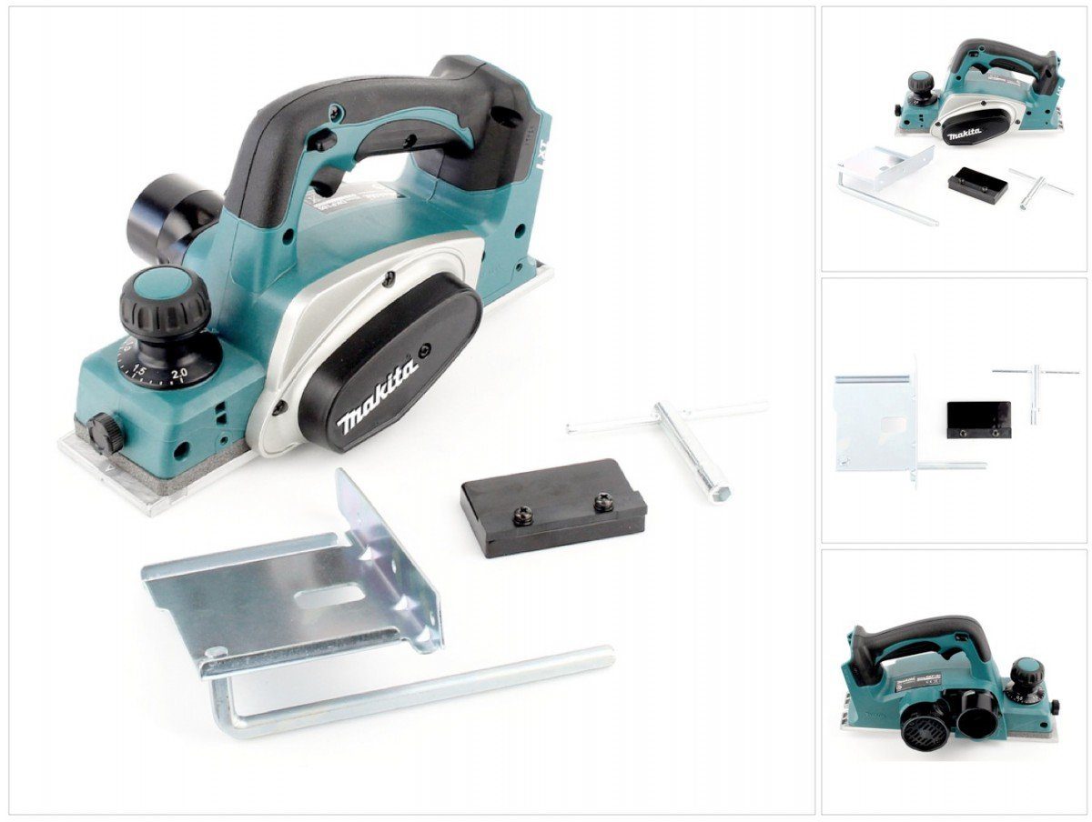 Makita Elektrohobel BKP 180 18V Li-ion Akku Hobel Solo - nur das Gerät ohne Zubehör, ohne