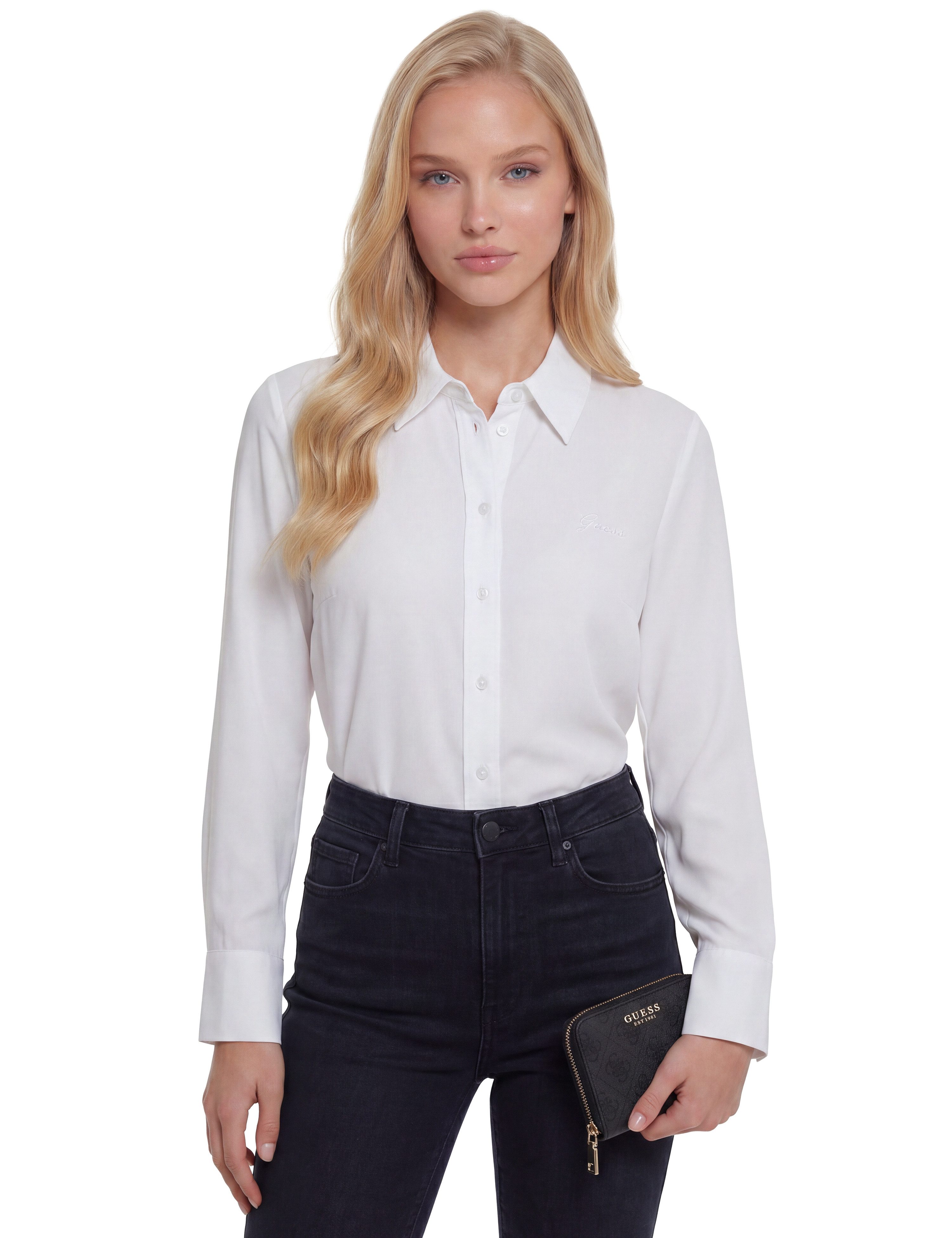 Guess Geldbörse LAUREL II SLG SMALL ZIP AROUND, Damen Geldbeutel, Portemonnaie mit umlaufendem Reißverschluss – Bild 2 von 5