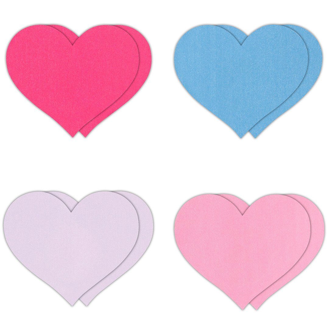 NS Novelties Brustwarzenabdeckung 4 Paar Nippelpasties Herze Nippelsticker