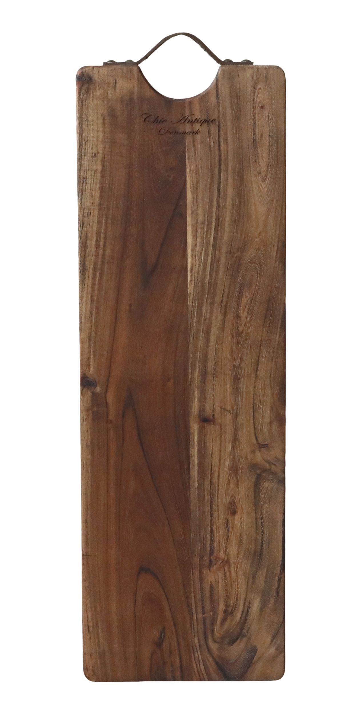 Chic Antique Schneidebrett Tapasbrett Servierbrett Schneidebrett Akazienholz L 63cm Chic Antique