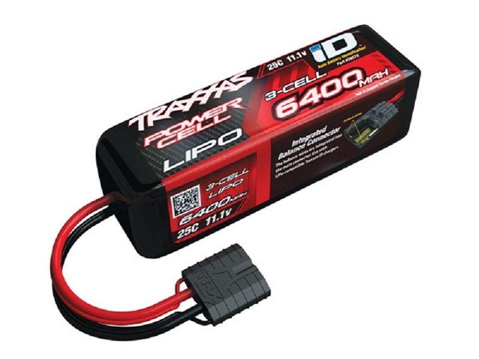Traxxas Traxxas ID LiPo Akku 6400mAh 11,1V 3-Zellen 25C (Stecker) 2857X Akku