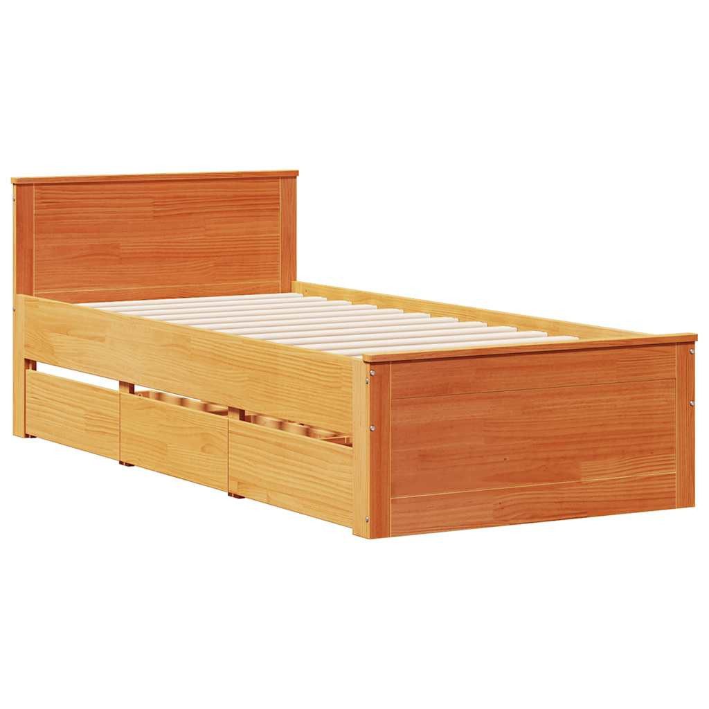 vidaXL Bett Massivholzbett ohne Matratze mit günstig online kaufen
