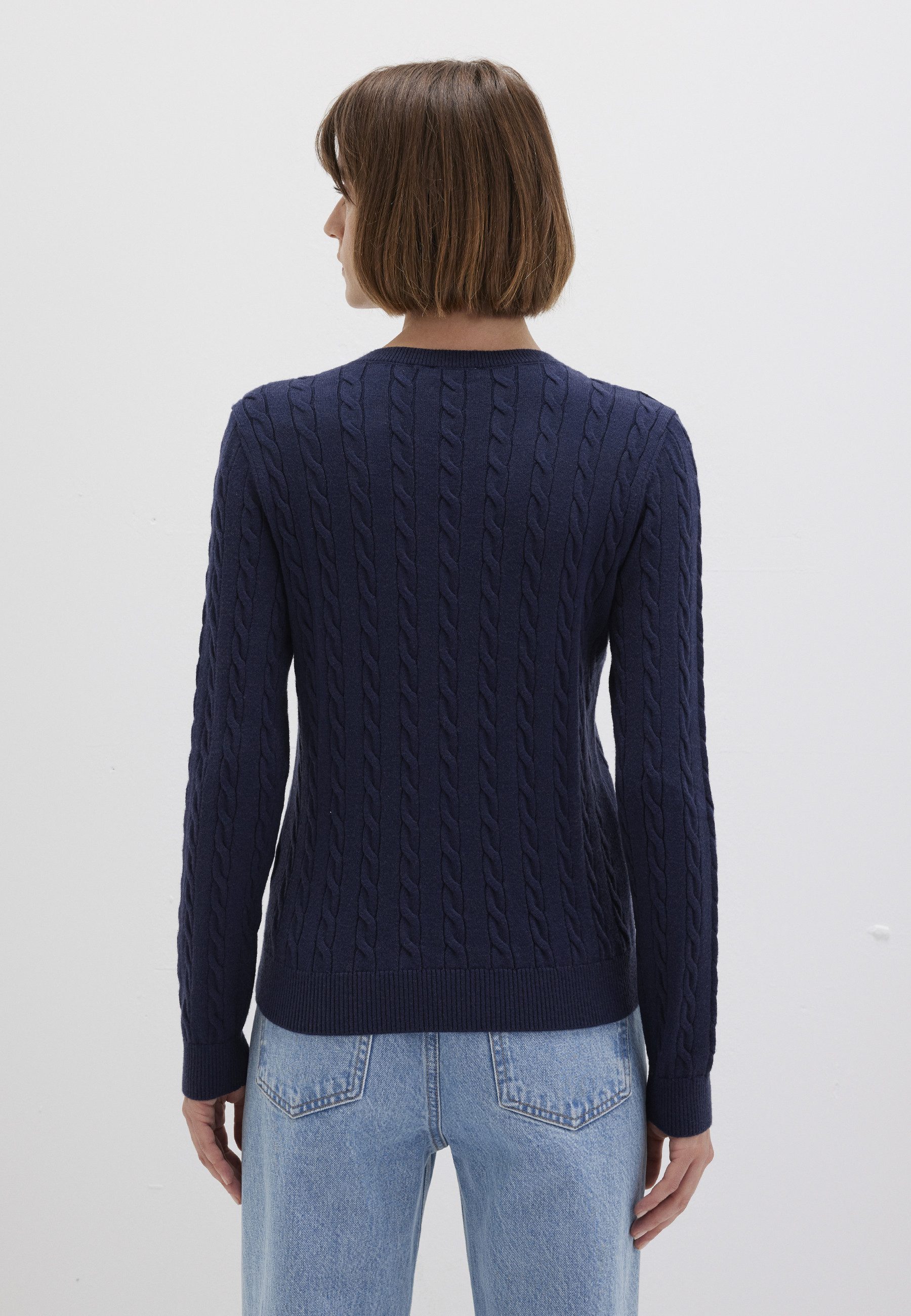 Mavi V-Ausschnitt-Pullover V-NECK SWEATER Pullover Feinstrick