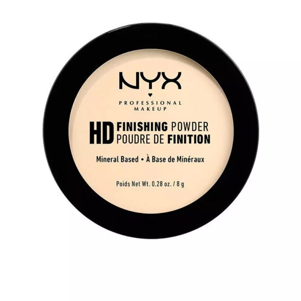 Nyx Professional Make Up Puder HD FINISHING POWDER mineral based #banana 2,8 gr