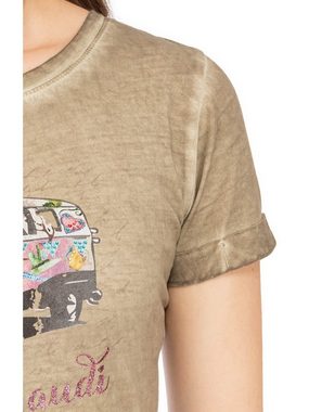 MarJo Trachtenshirt T-Shirt VERA taupe