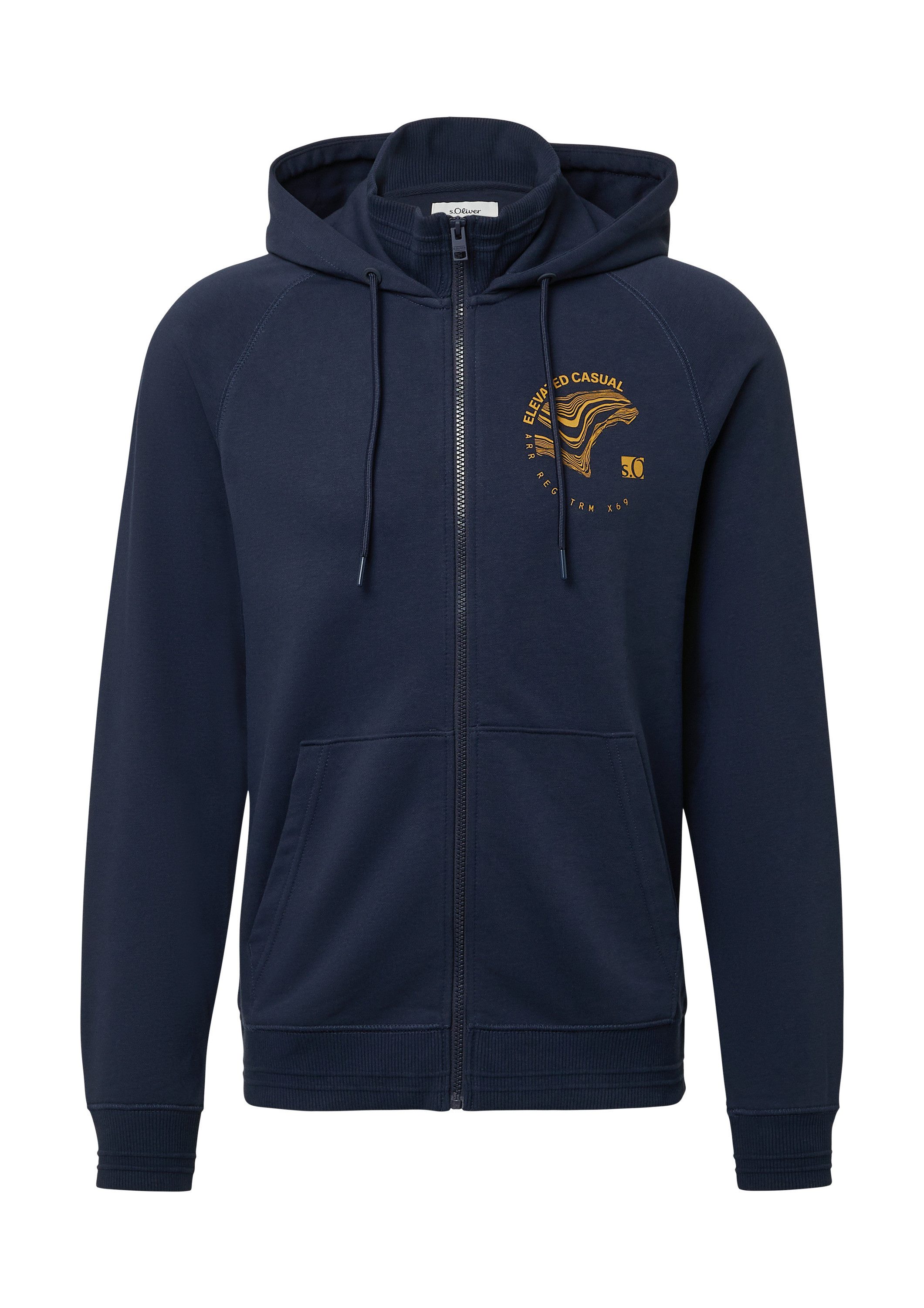 s.Oliver Sweatjacke Sweatshirt Jacke Sweatshirtjacke mit günstig online kaufen