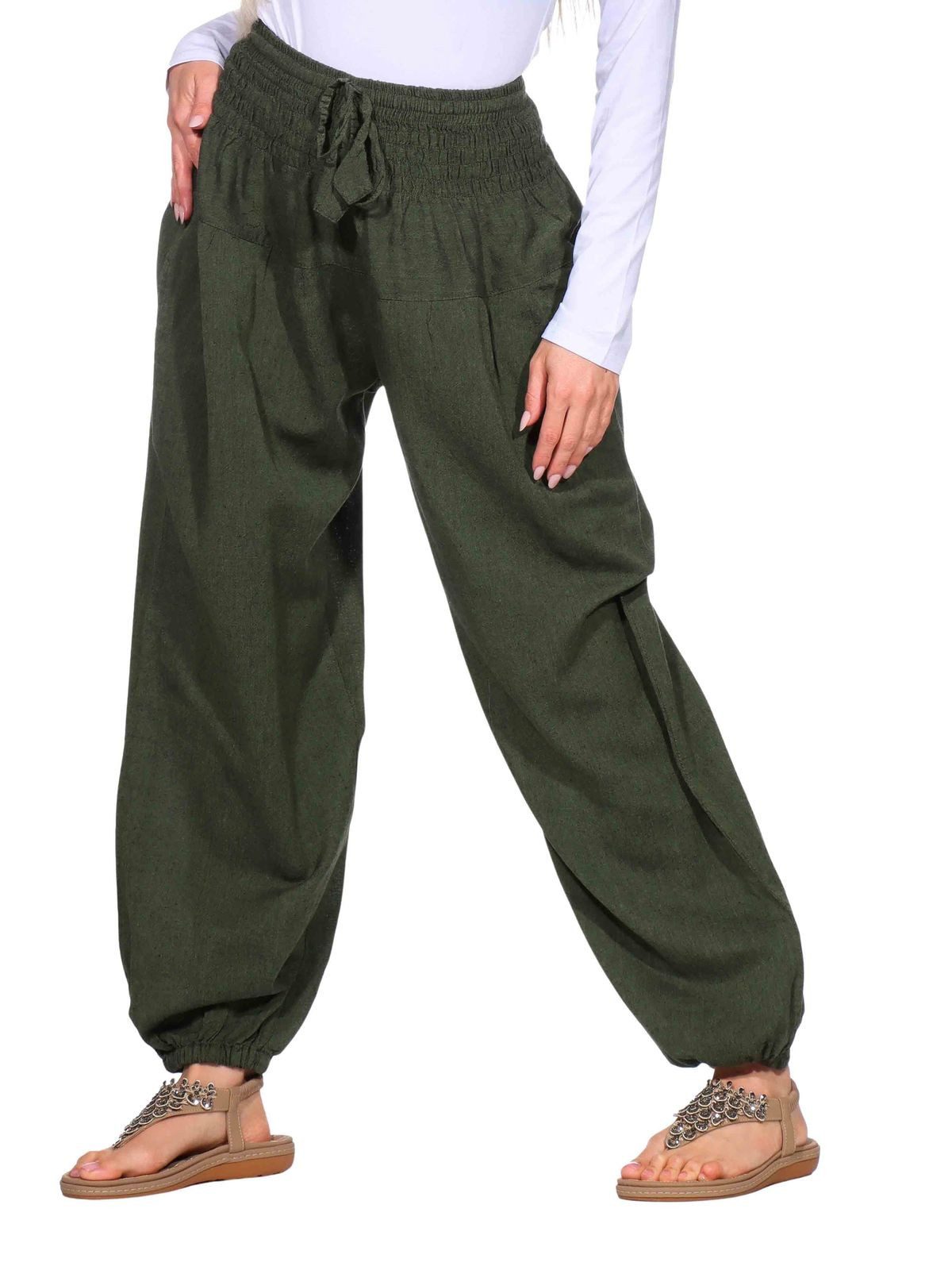 KUNST UND MAGIE Haremshose Kunst&Magie Damen Pluder-/Haremshose Sommerhose günstig online kaufen