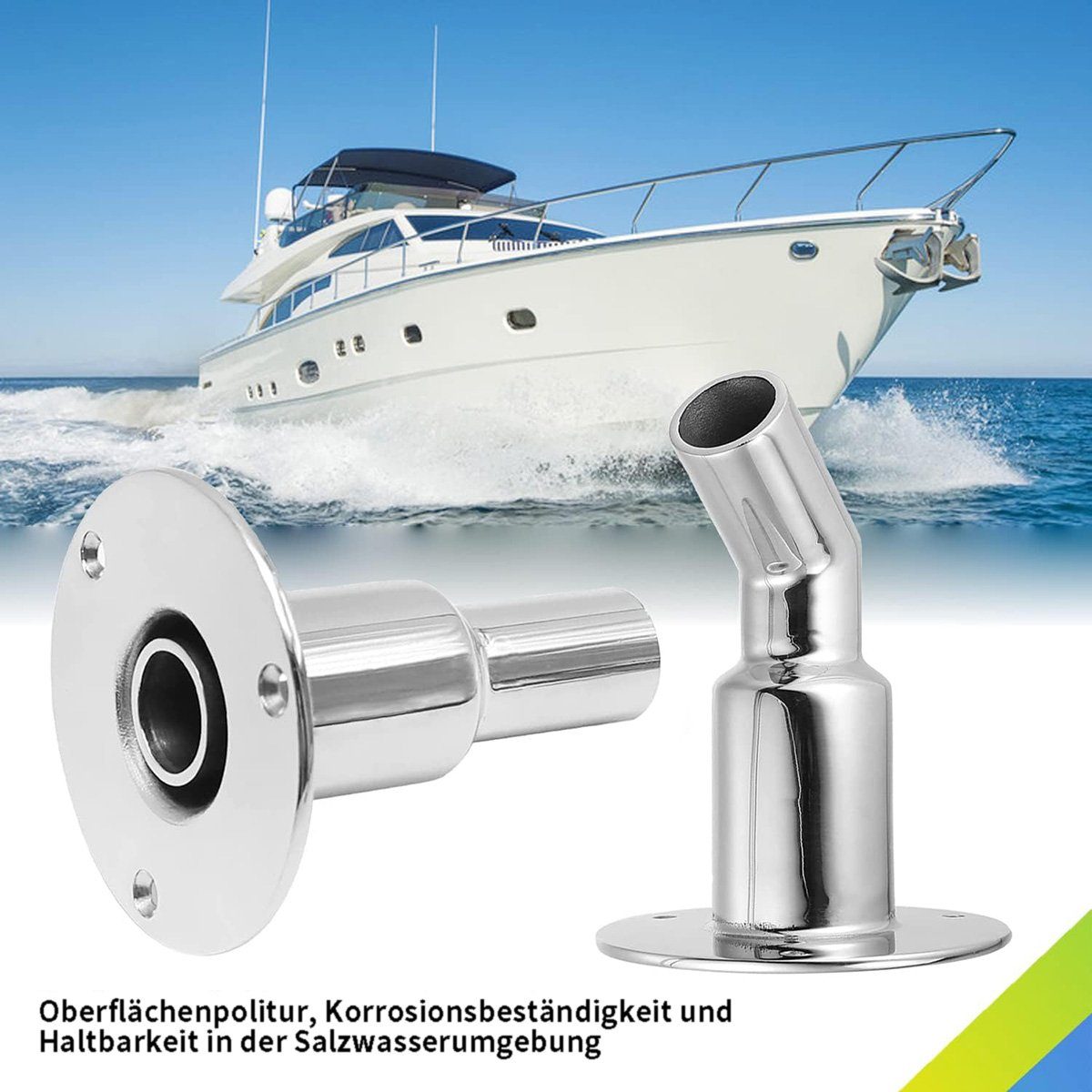Marine, und götäzer für Edelstahl Schrauben Boot, Auto, (mit Muttern), 24-mm-Diesel-Standheizung, LKW 24-mm-Durchbruch-Auspuffrohr-Hardware Multitool