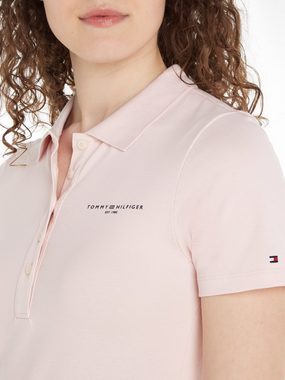 Tommy Hilfiger Poloshirt 1985 REG PIQUE STRIPE POLO SS mit dezenter Tommy Hilfiger Logostickerei