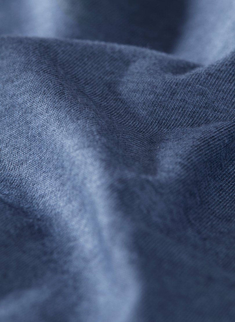 jeans-melange Affen-Druckmotiv Schlafanzug TRIGEMA Trigema Schlafanzug mit