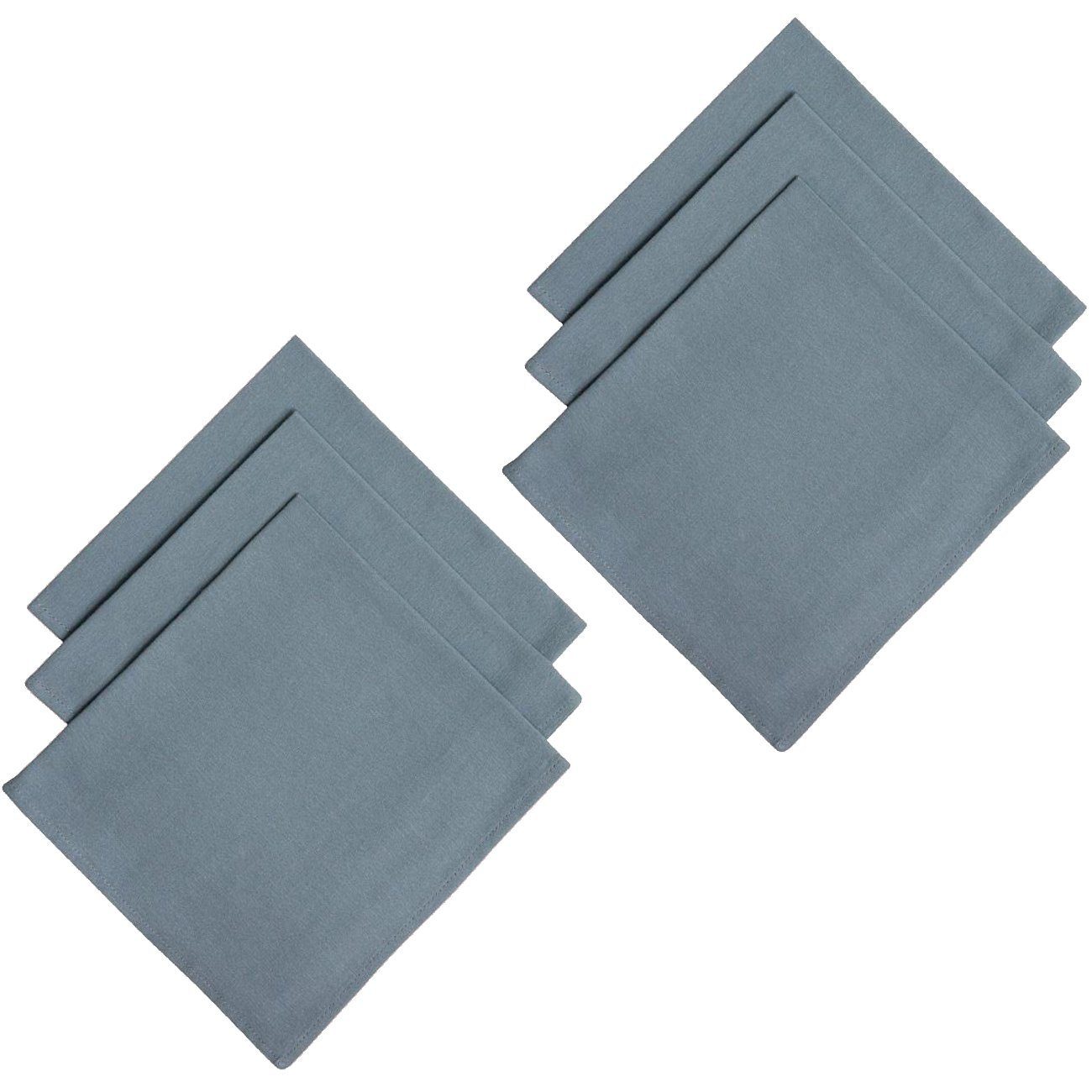 Engelland Stoffserviette Mundtuch, 45 x 45 cm, (Vorteils-Set, 6 St), 100 % Baumwolle, Damast, Rundherum eingesäumt