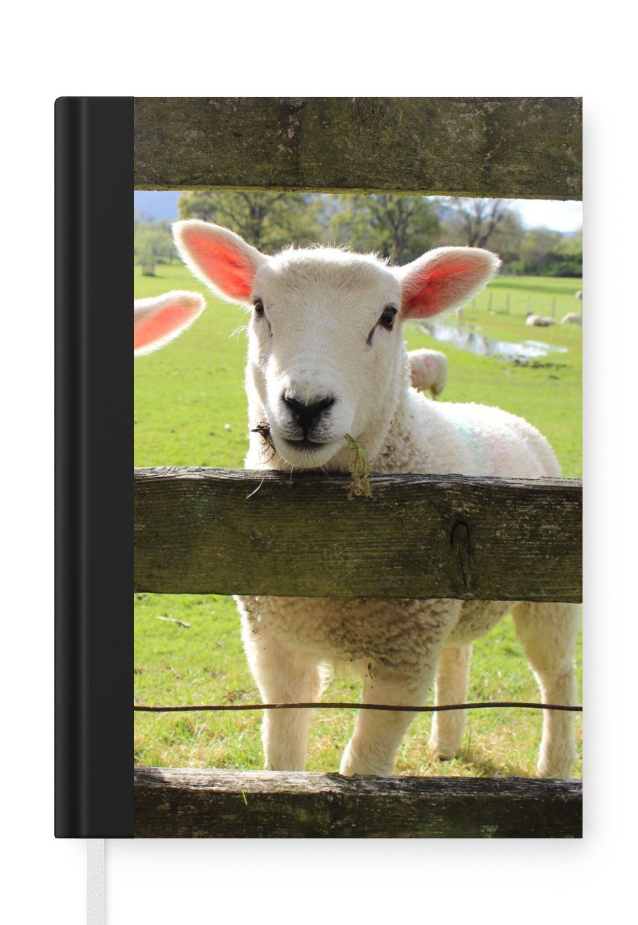 MuchoWow Notizbuch Schafe - Tiere - Bauernhof, Journal, Merkzettel, Tagebuch, Notizheft, A5, 98 Seiten, Haushaltsbuch