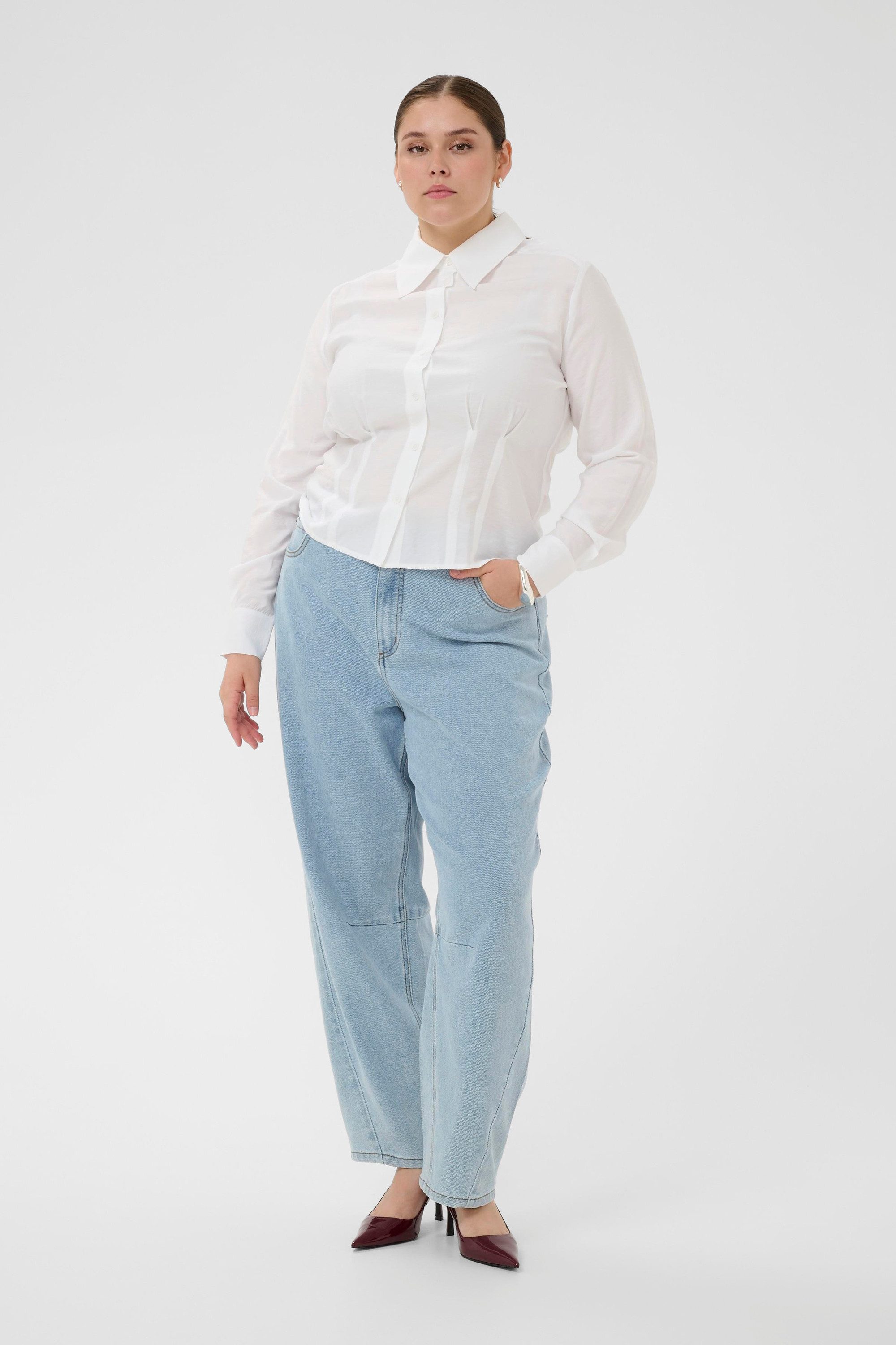 KAFFE Curve Regular-fit-Jeans Jeans KCninna Große Größen