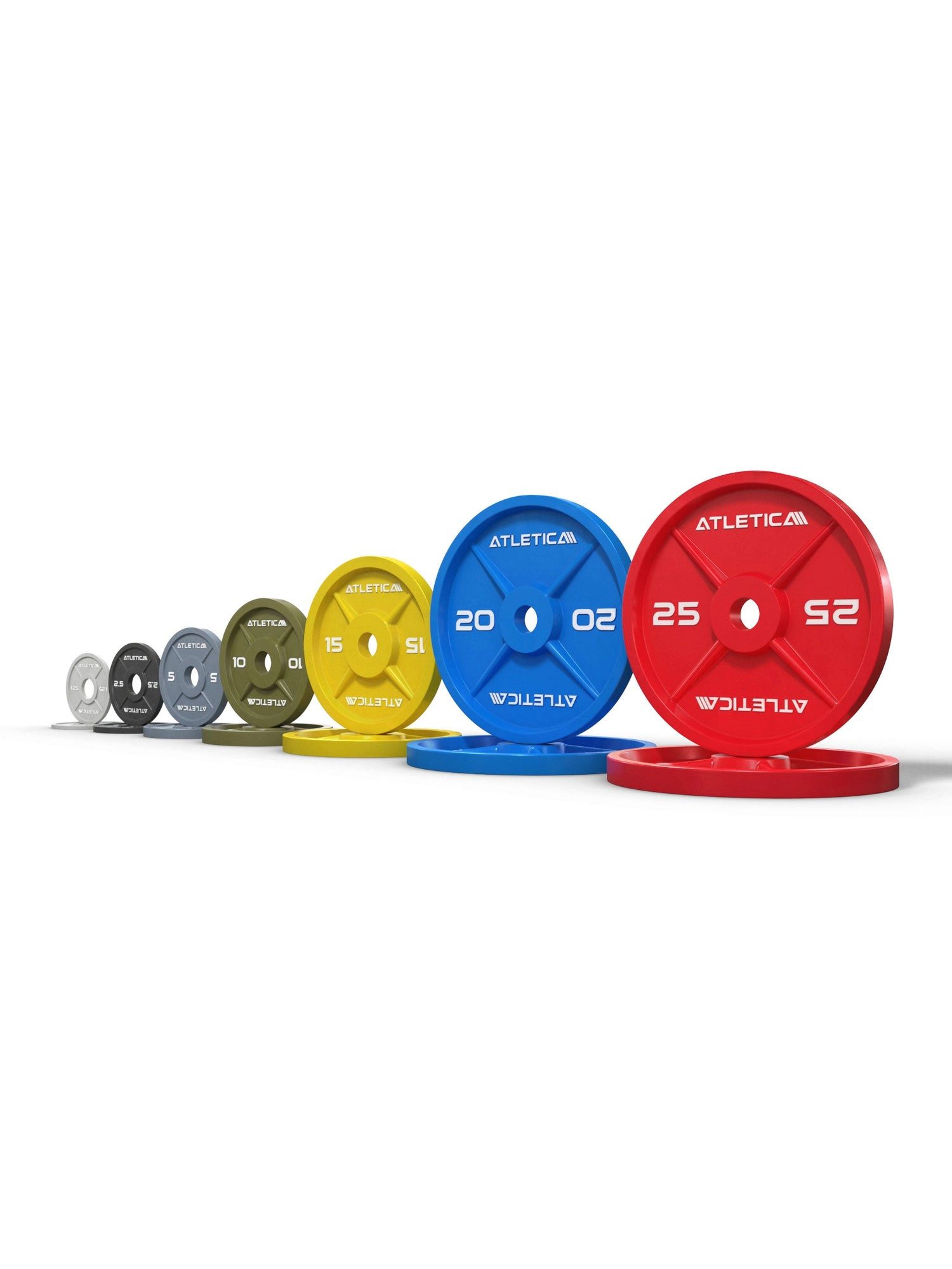ATLETICA Hantelscheiben Color Iron Plates SET, 157.5kg