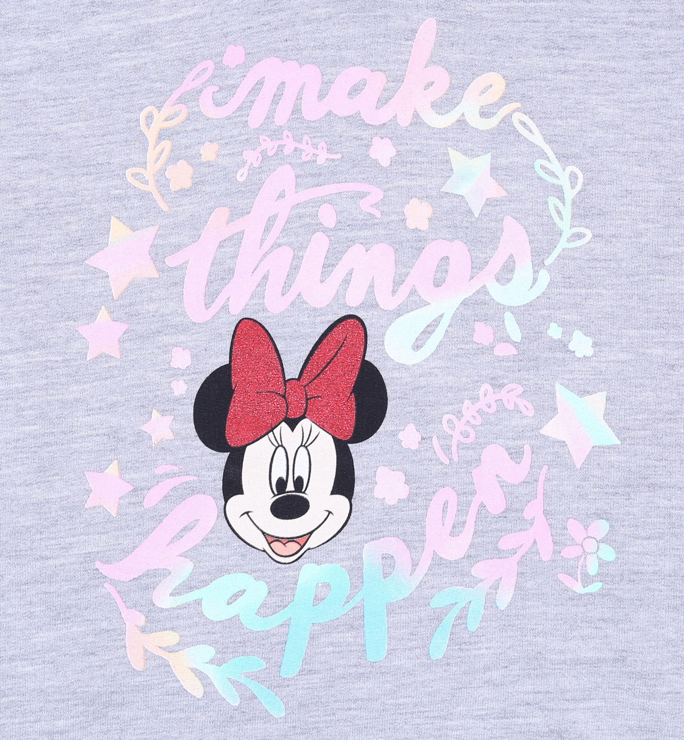 Disney Kapuzensweatshirt Graues Sweatshirt Myszka Minnie DISNEY 6-7 Jahre