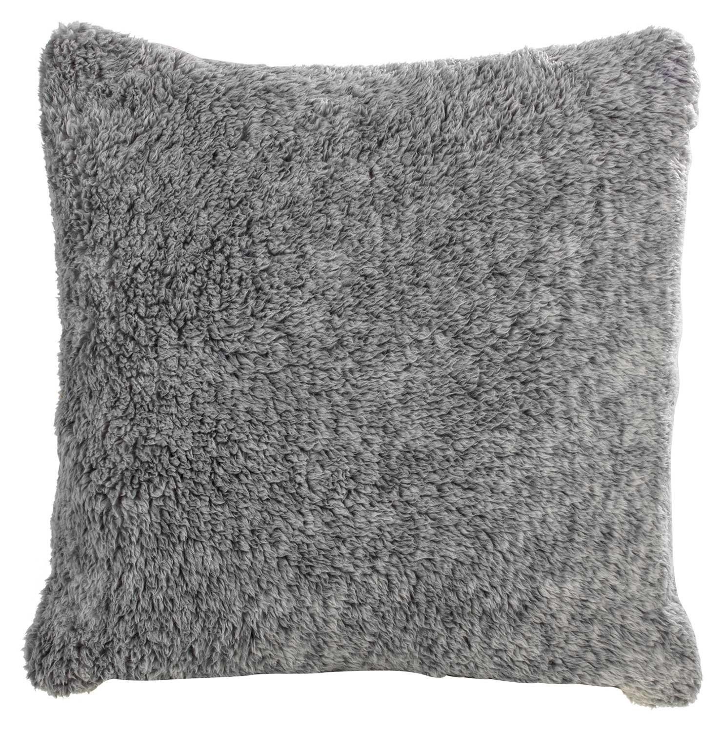 Home4You Kissenhülle JAINA, Grau, Unifarben, Kunstfaser, günstig online kaufen